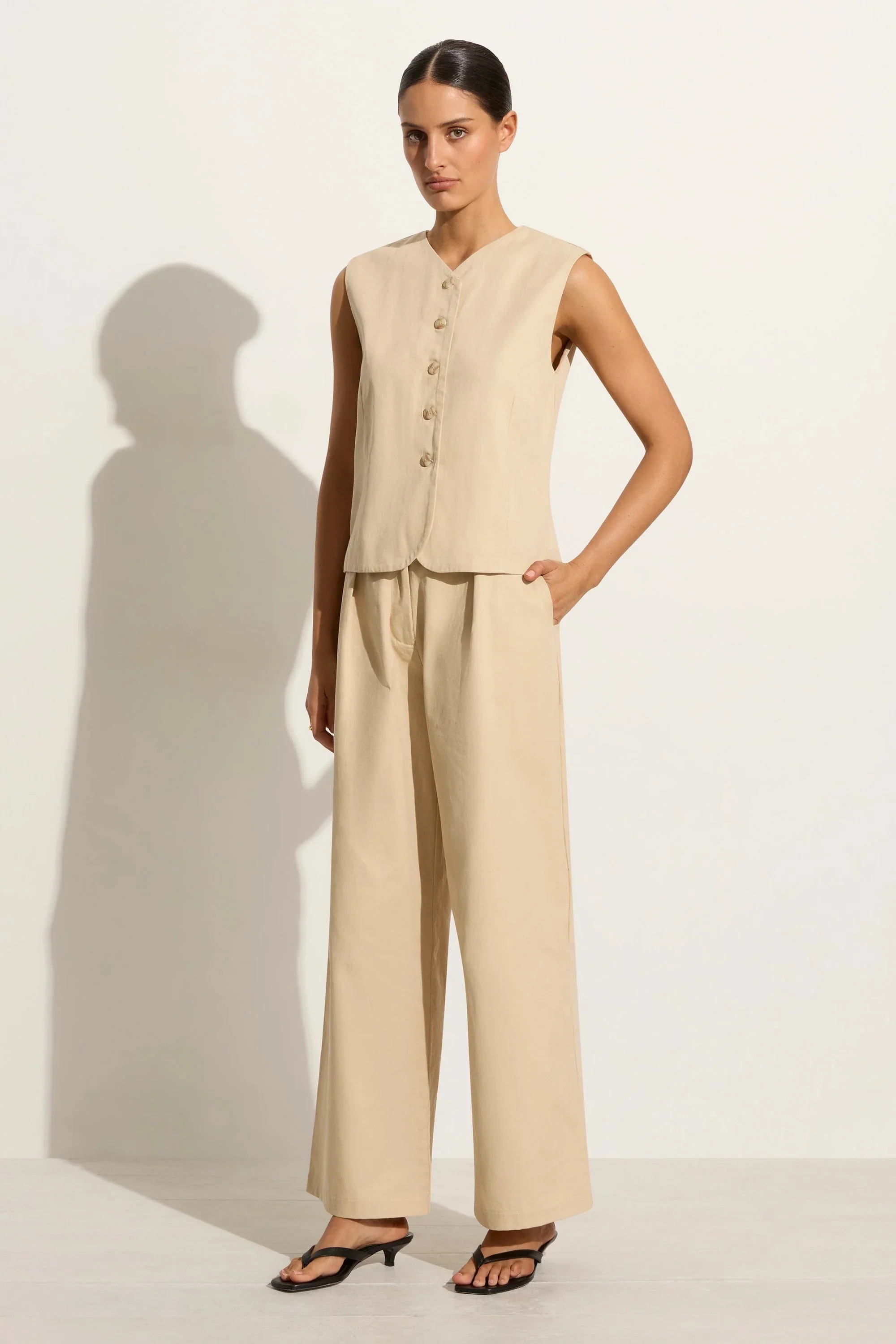 Faithfull - Udine Pant Bleached Sand - Final Sale - Image 3
