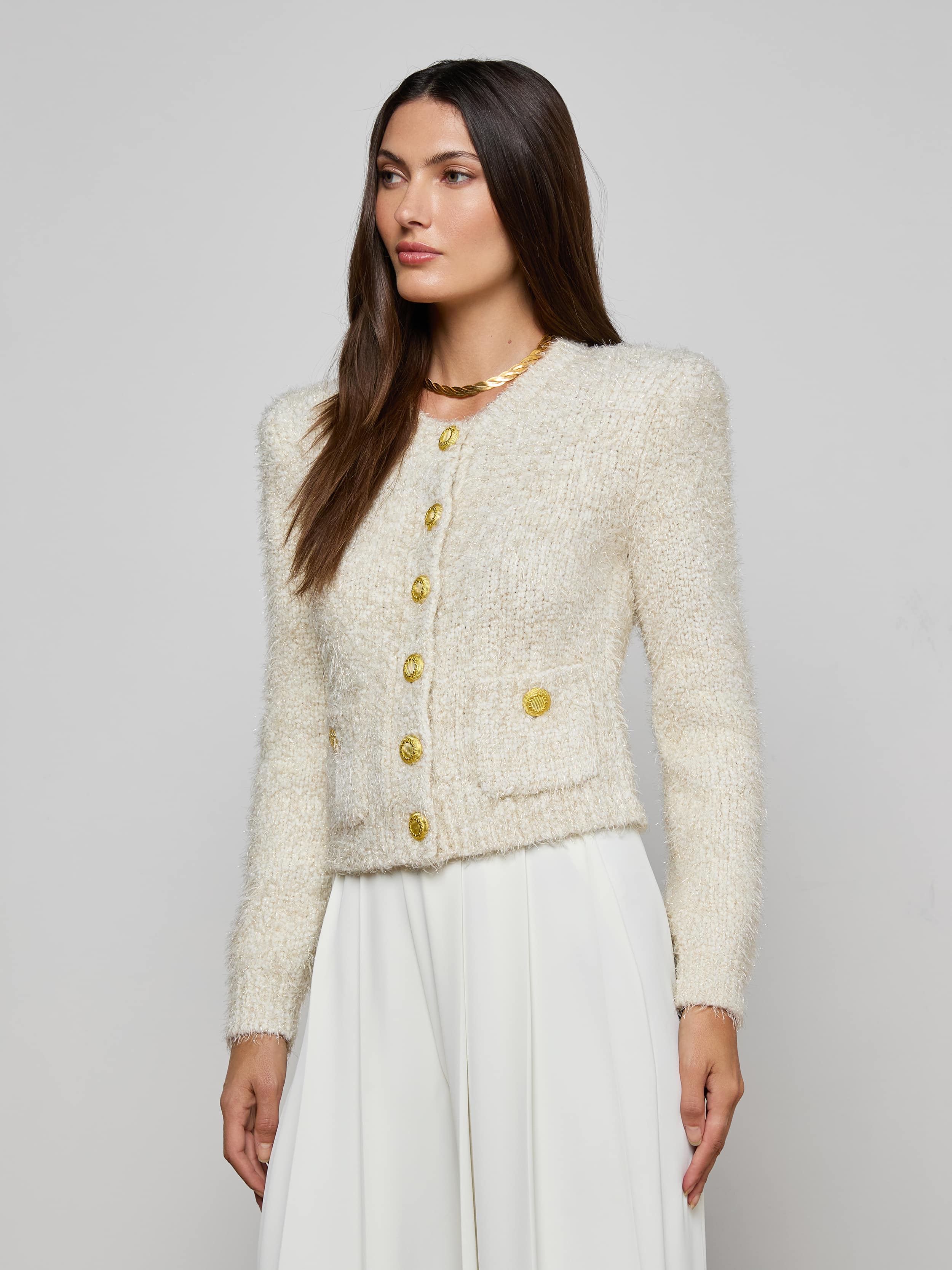 L'AGENCE - Una Knit Cardigan - Image 8