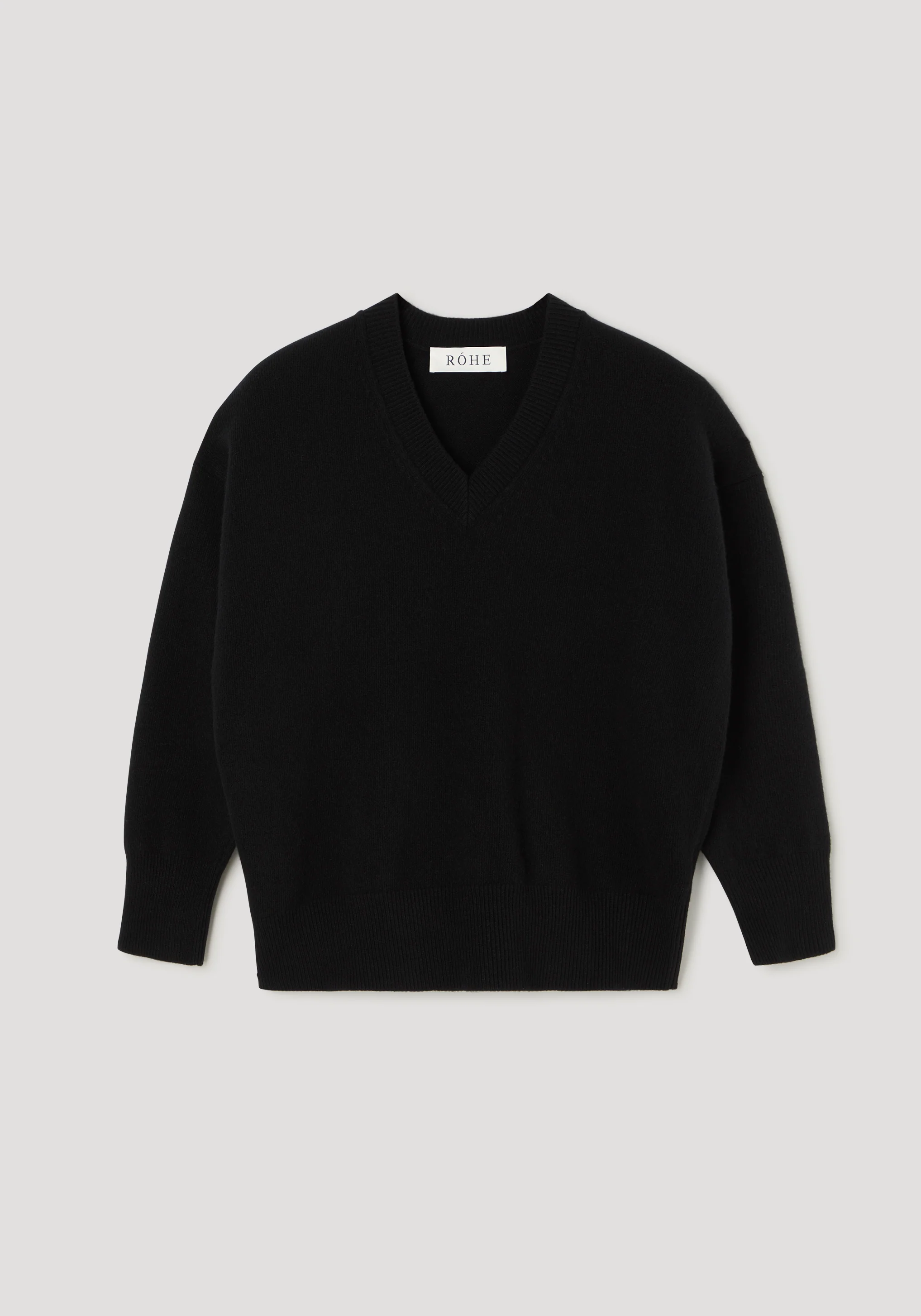 ROHE - V - neck knitted jumper | black - Image 6