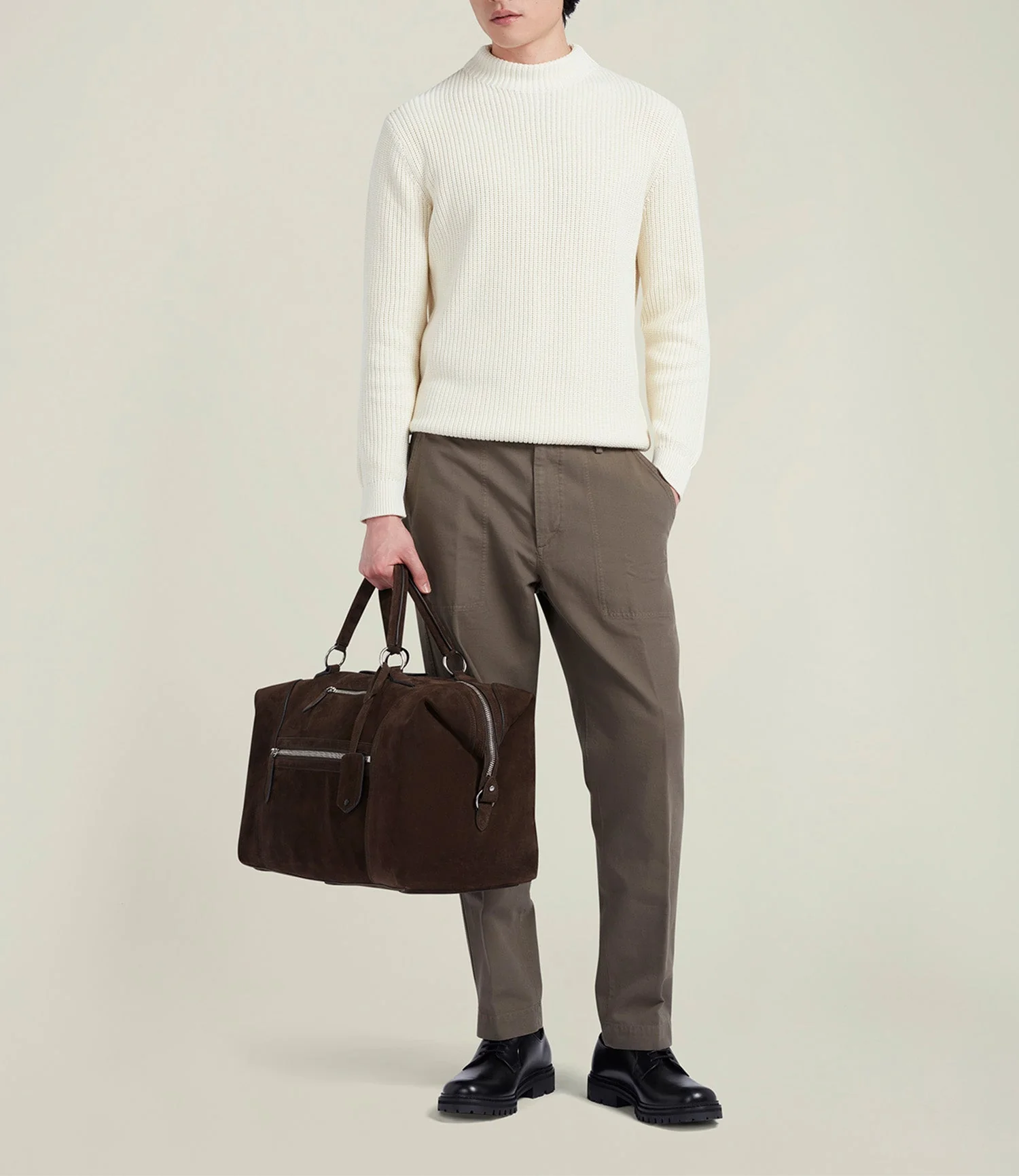 Metier - Vagabond Duffle Suede Chocolate - Image 4