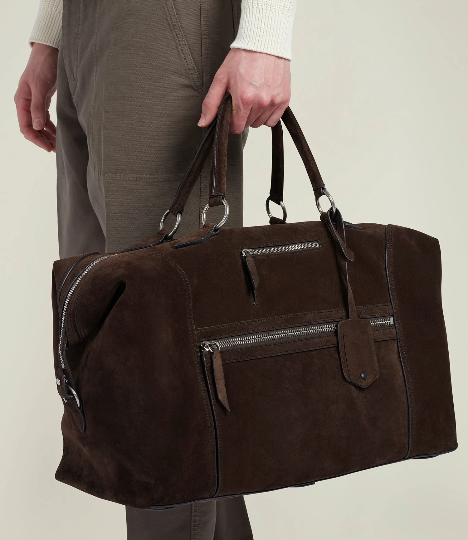 Metier - Vagabond Duffle Suede Chocolate - Image 5