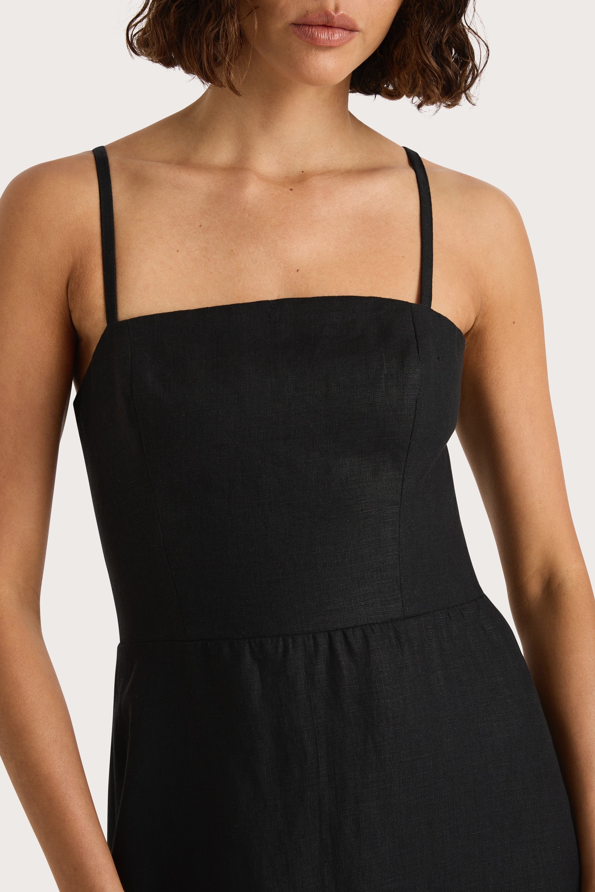 Faithfull - Valerie Midi Dress Black - Final Sale - Image 4