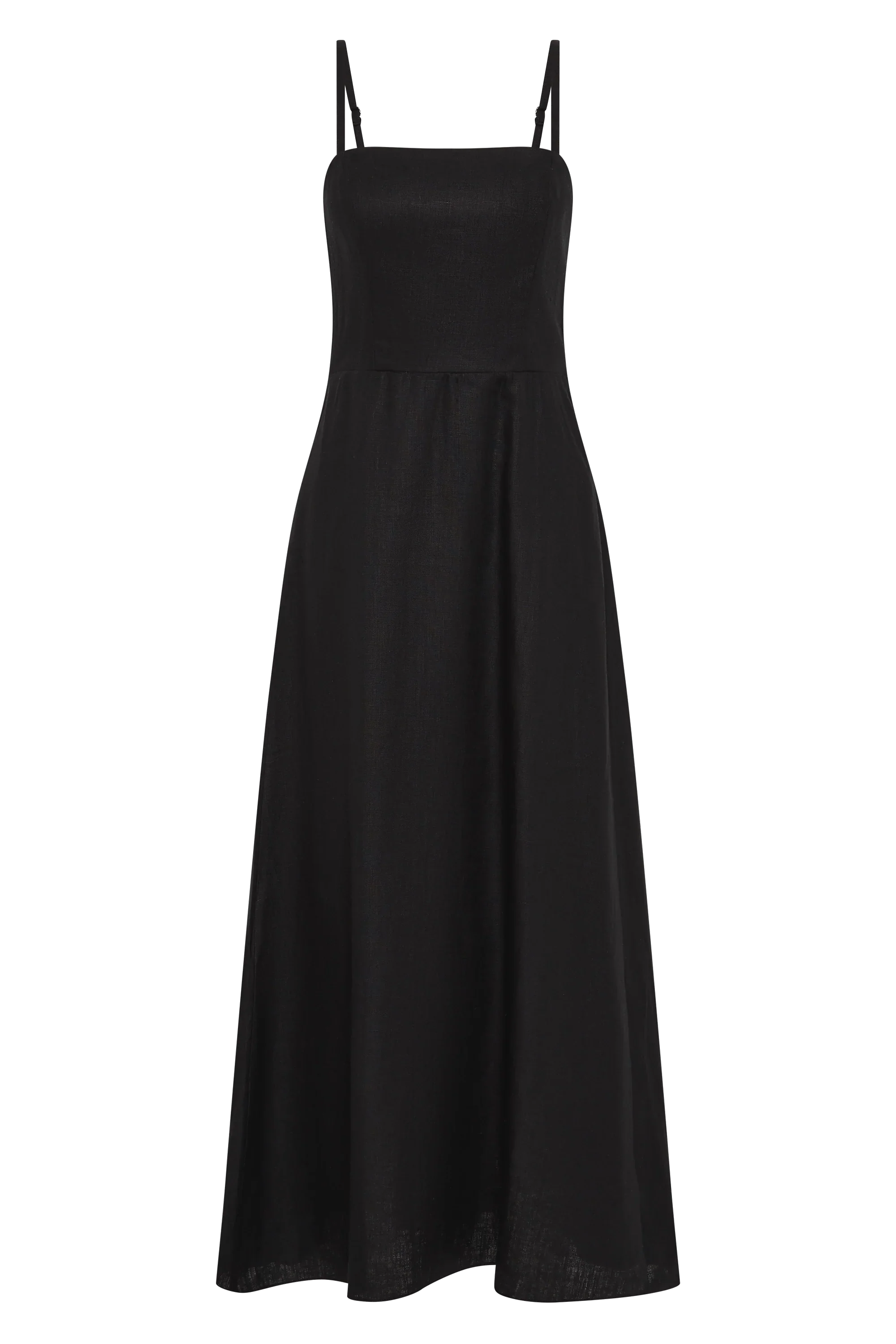 Faithfull - Valerie Midi Dress Black - Final Sale - Image 7