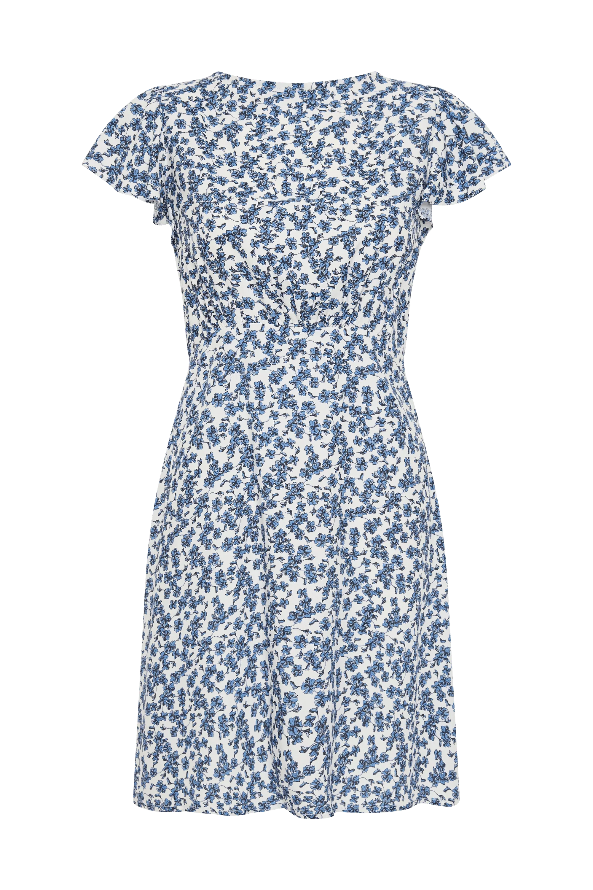 Faithfull - Valras Mini Dress Leilani Mid Blue - Final Sale - Image 6