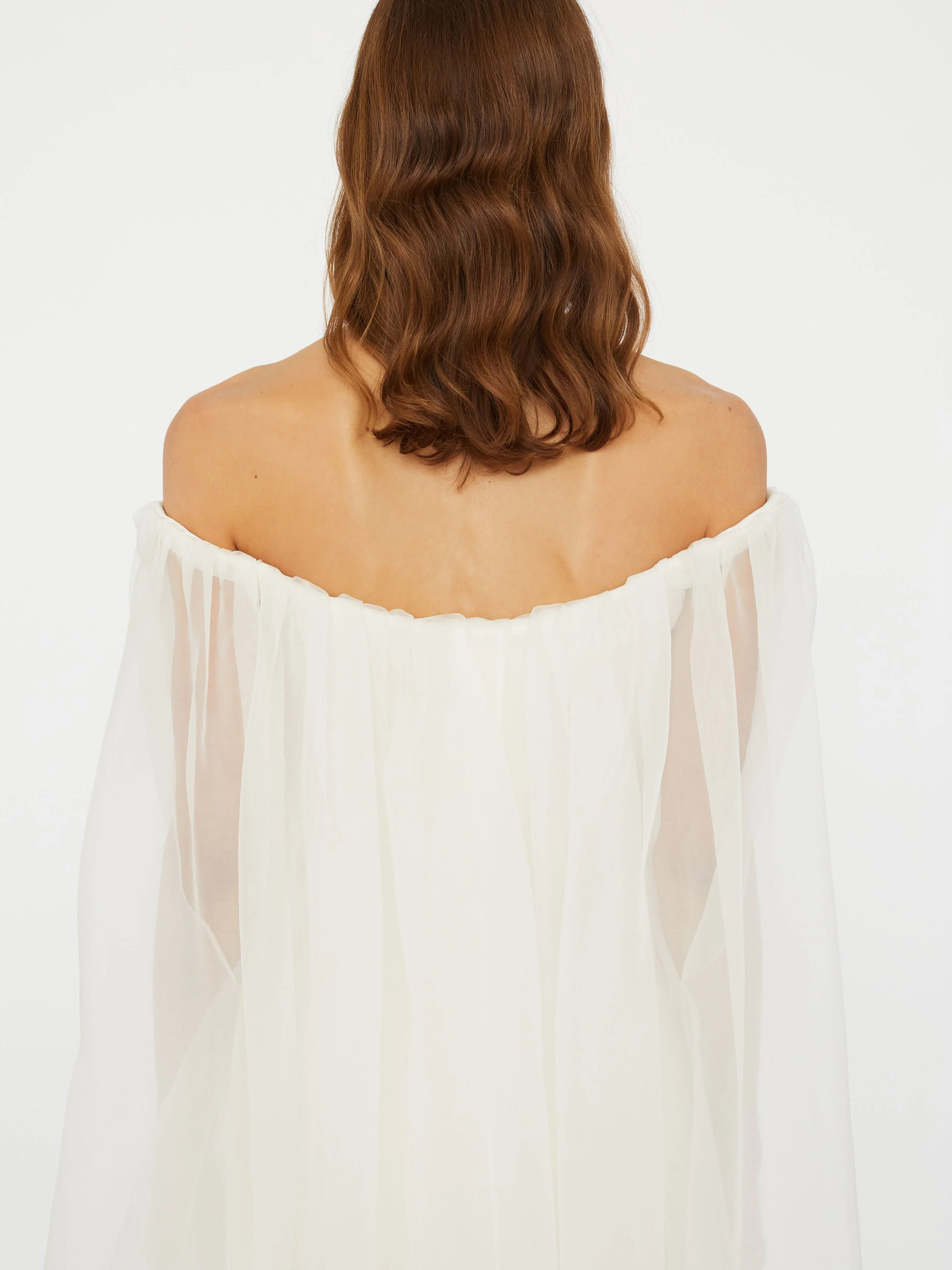 Christopher Esber - Vapour Overlay Silk Gown - Image 6