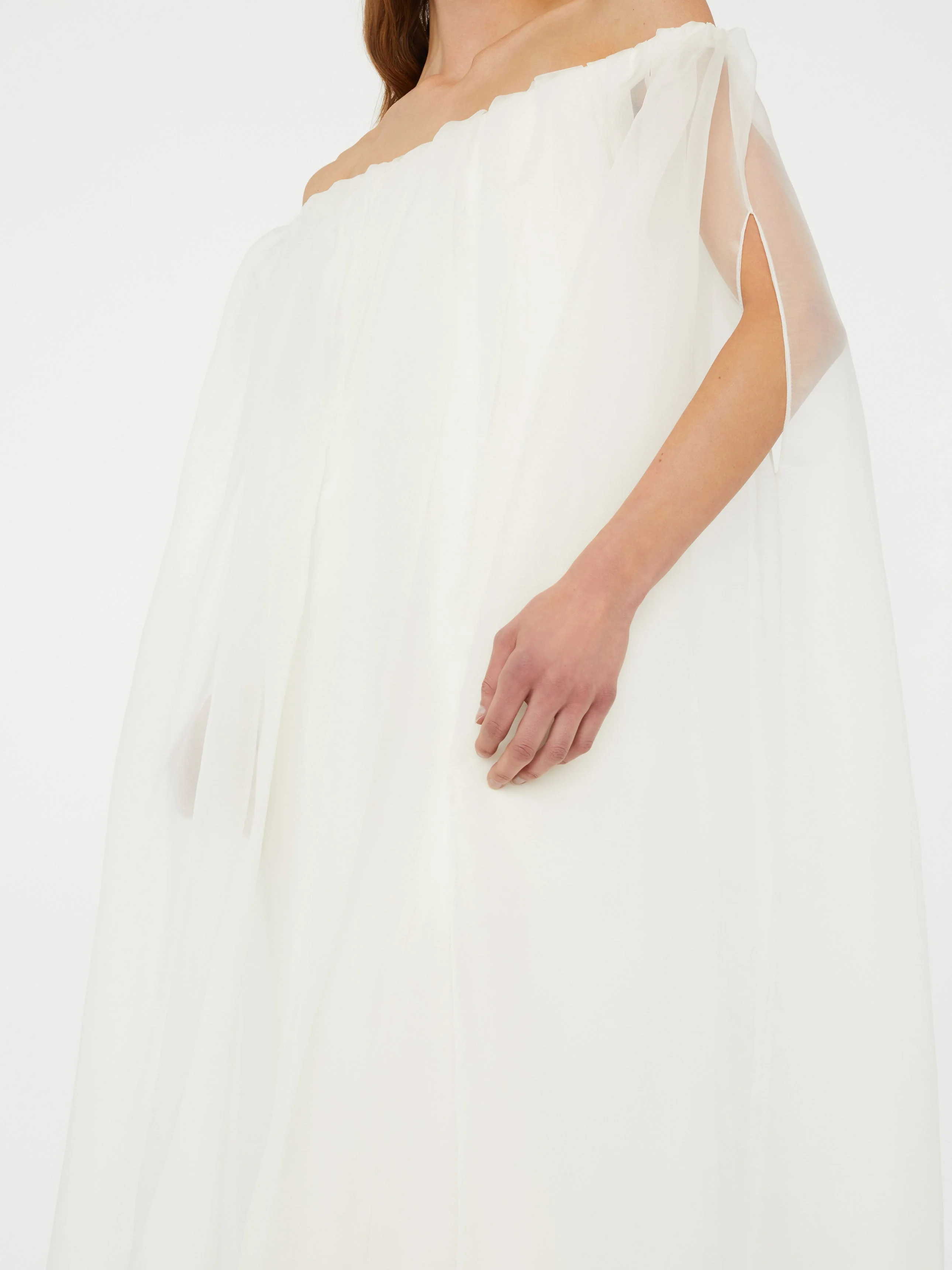 Christopher Esber - Vapour Overlay Silk Gown - Image 7