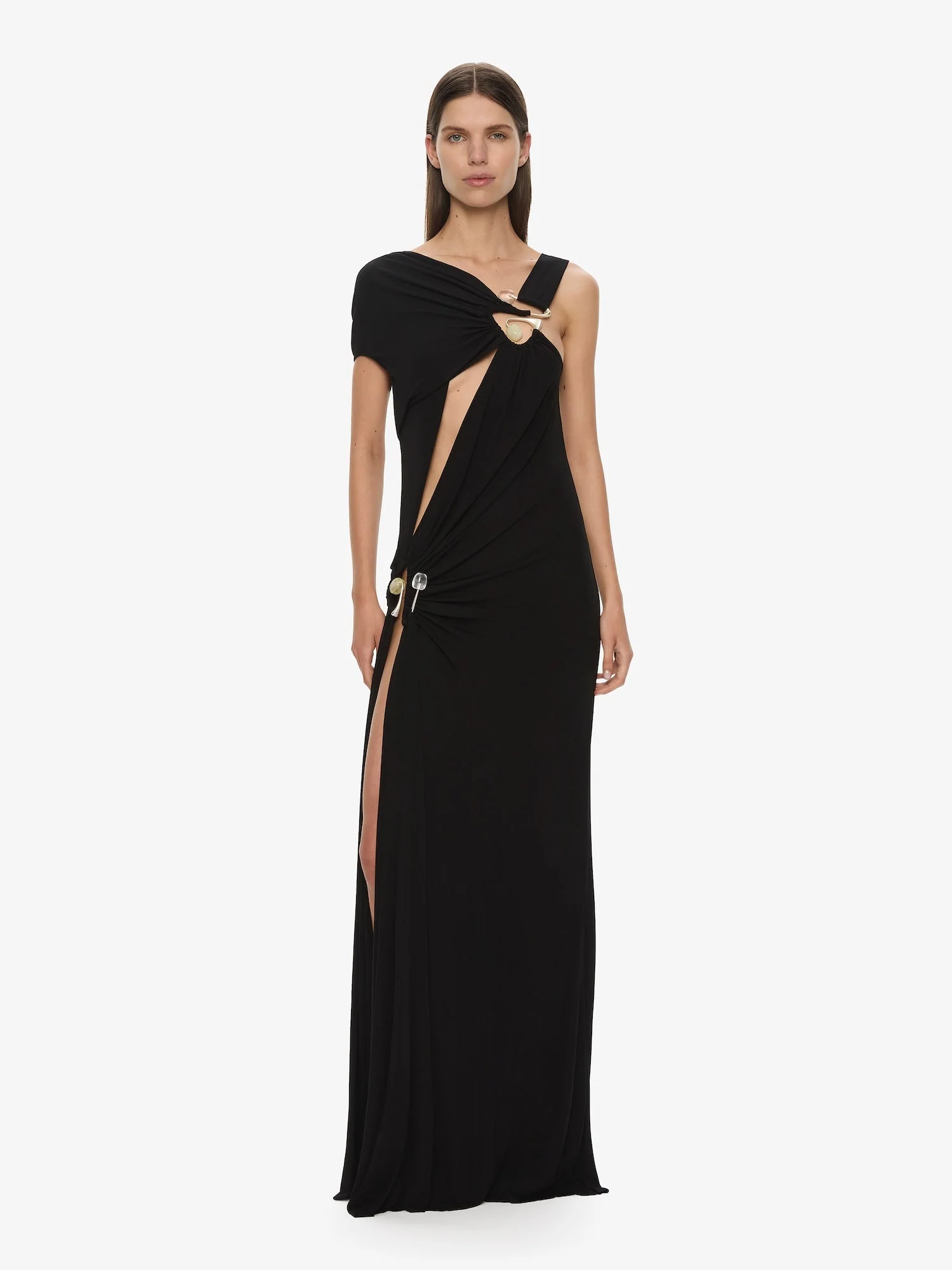 Christopher Esber - Veer Spiral Crystal Draped Jersey Dress - Image 3