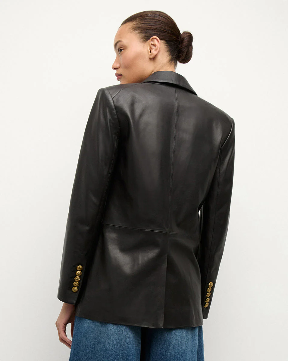 Veronica Beard - Vega Leather Dickey Jacket - Image 12