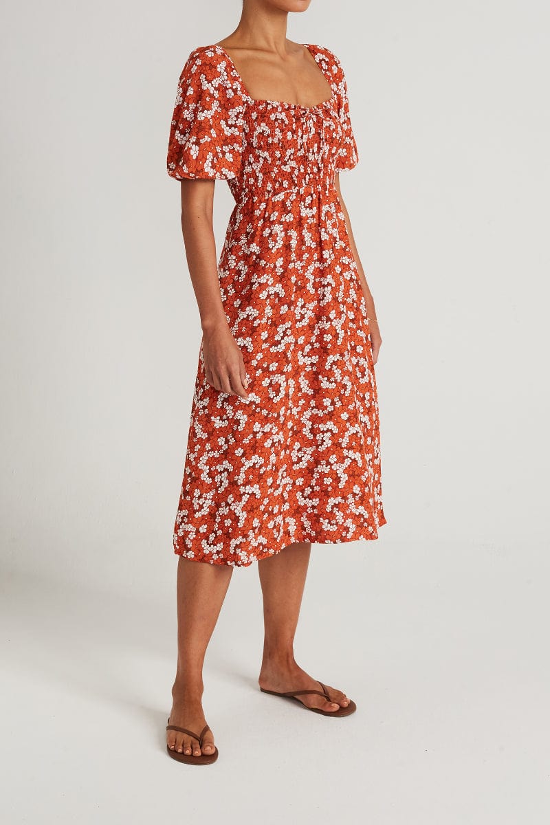 Faithfull - Velika Midi Dress Valencia Floral Print - Final Sale - Image 3