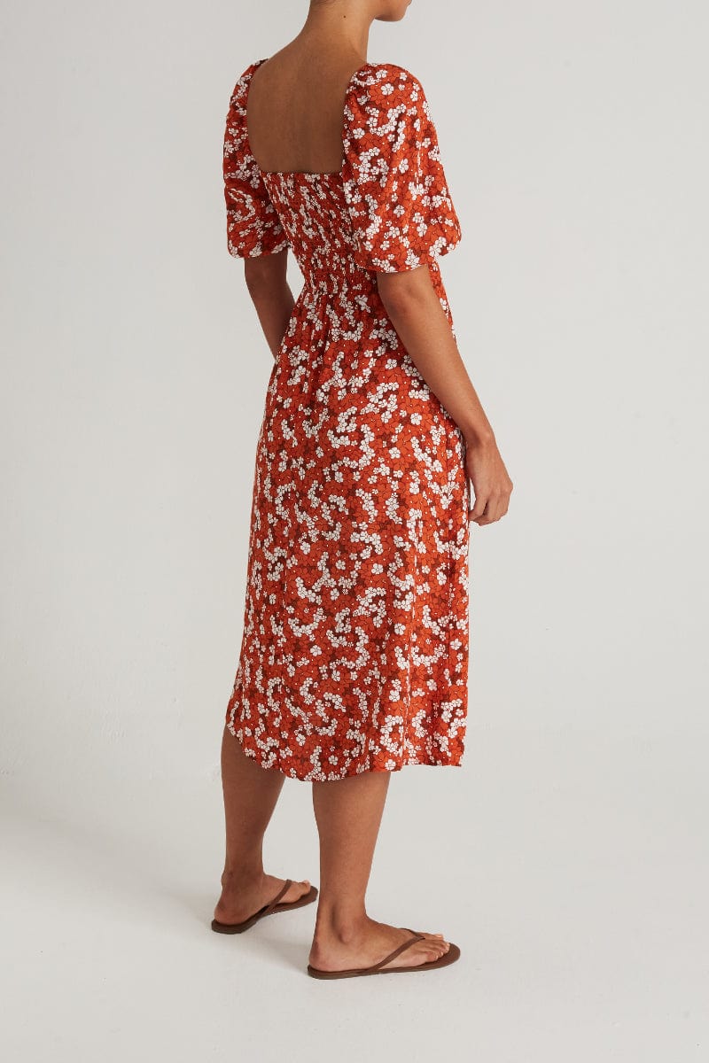 Faithfull - Velika Midi Dress Valencia Floral Print - Final Sale - Image 4