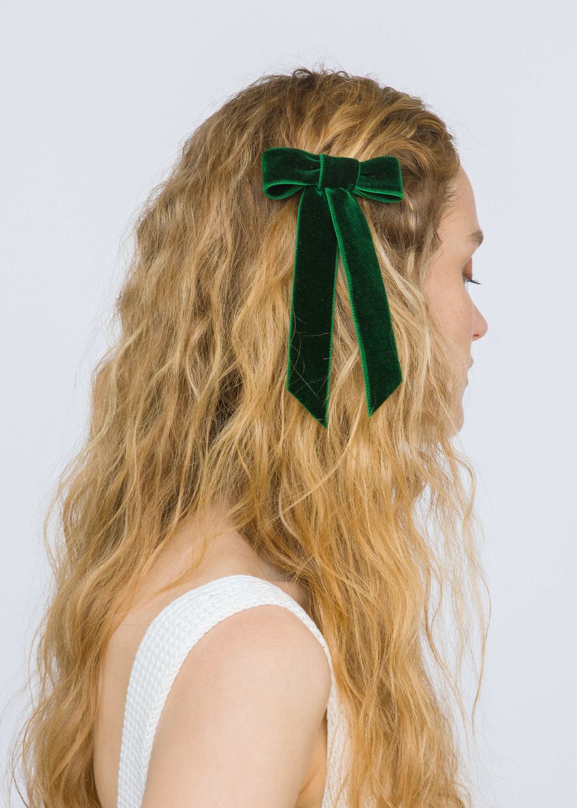 Jennifer Behr - Velvet Bow Barrette - Image 4