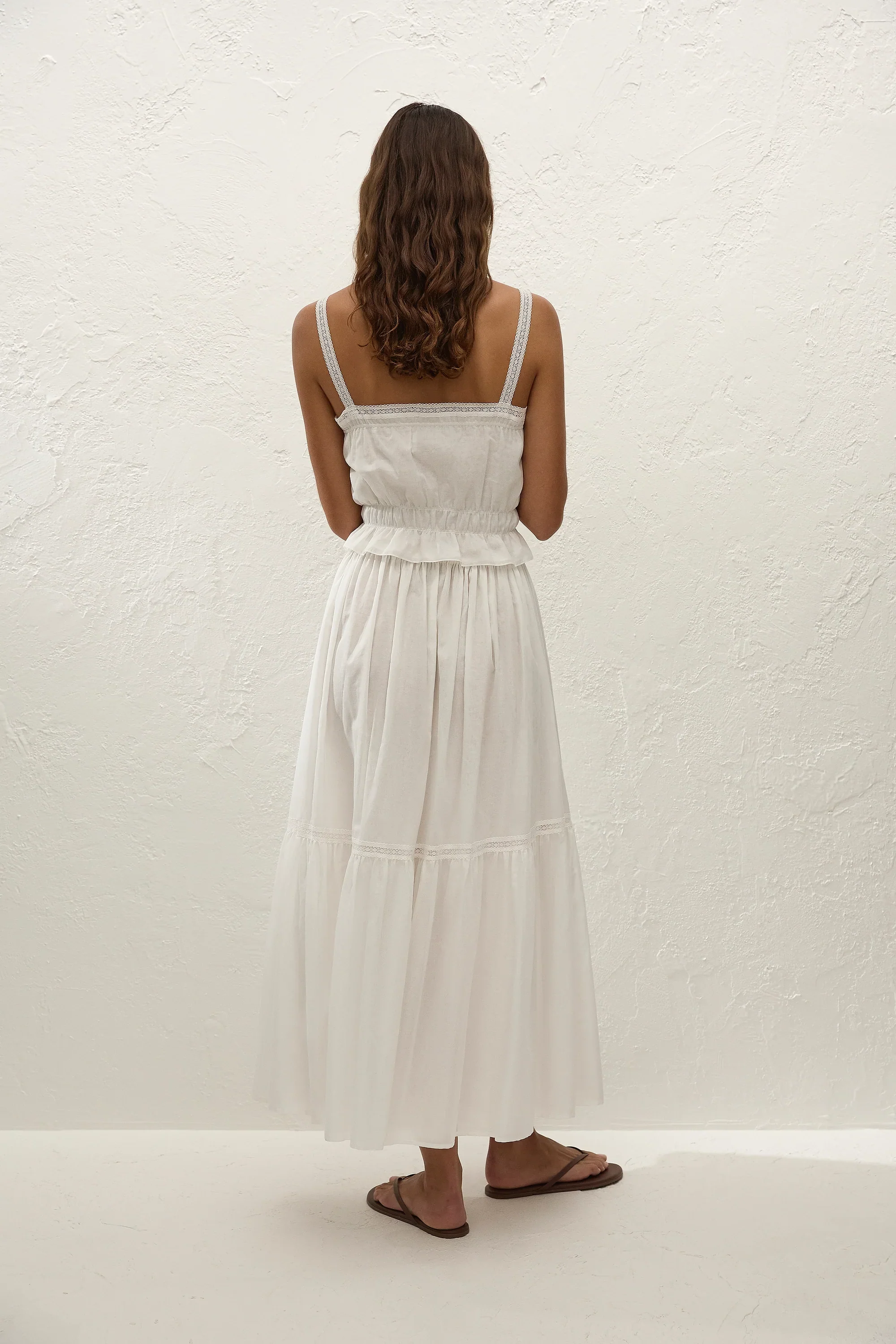 Faithfull - Venta Midi Skirt White - Image 5