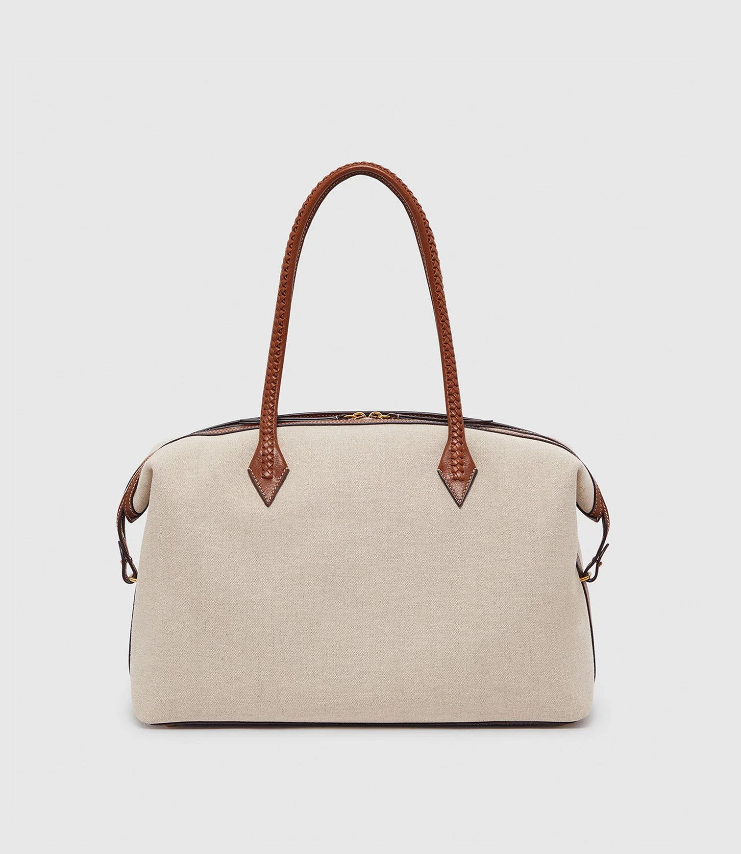Metier - Vérité All Day Bag Natural Linen with Cognac