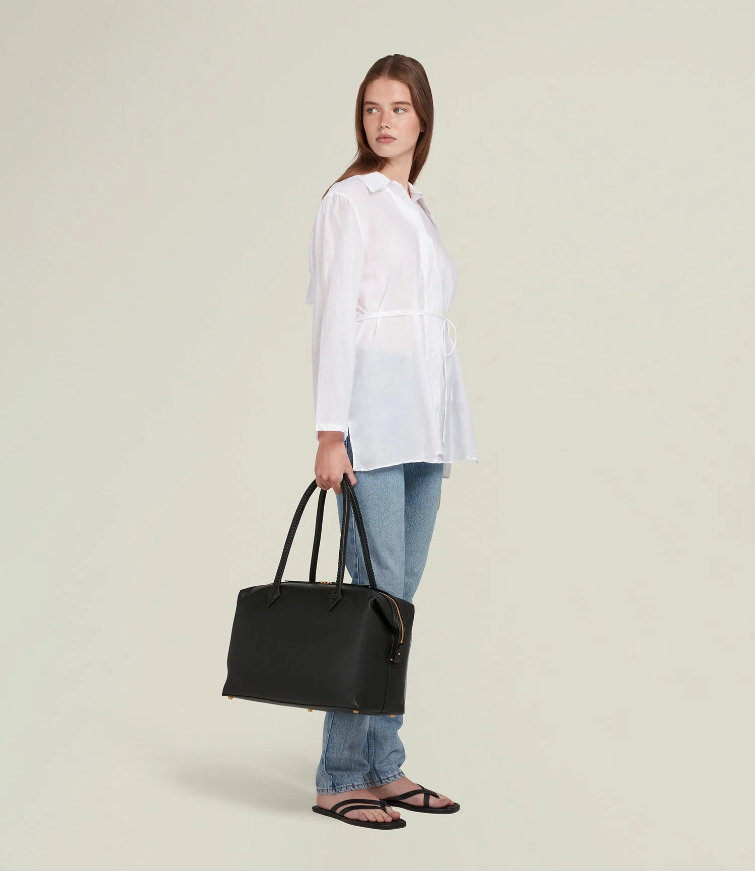 Metier - Vérité All Day Bag Smooth Calfskin Black - Image 4