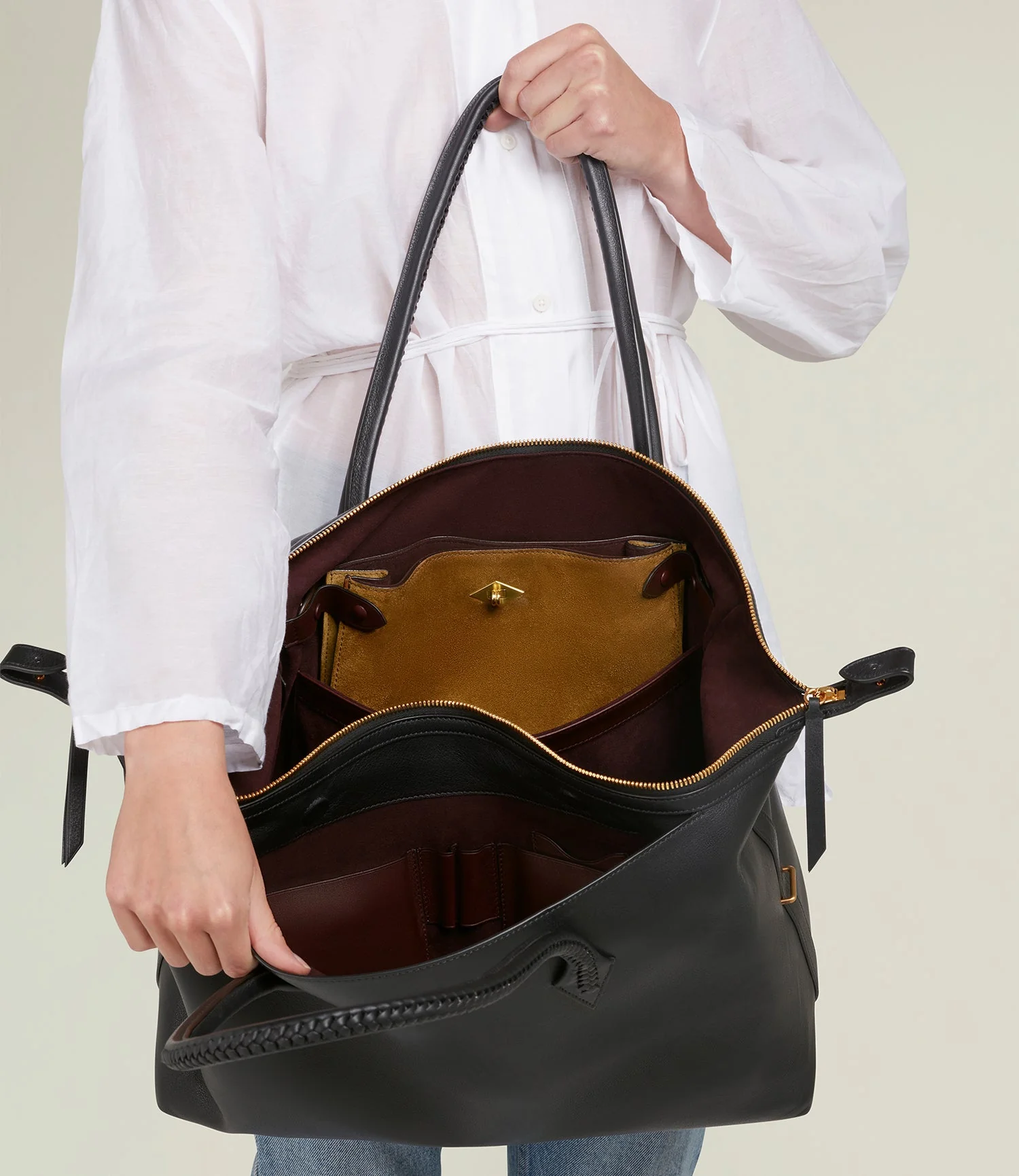 Metier - Vérité All Day Bag Smooth Calfskin Black - Image 6