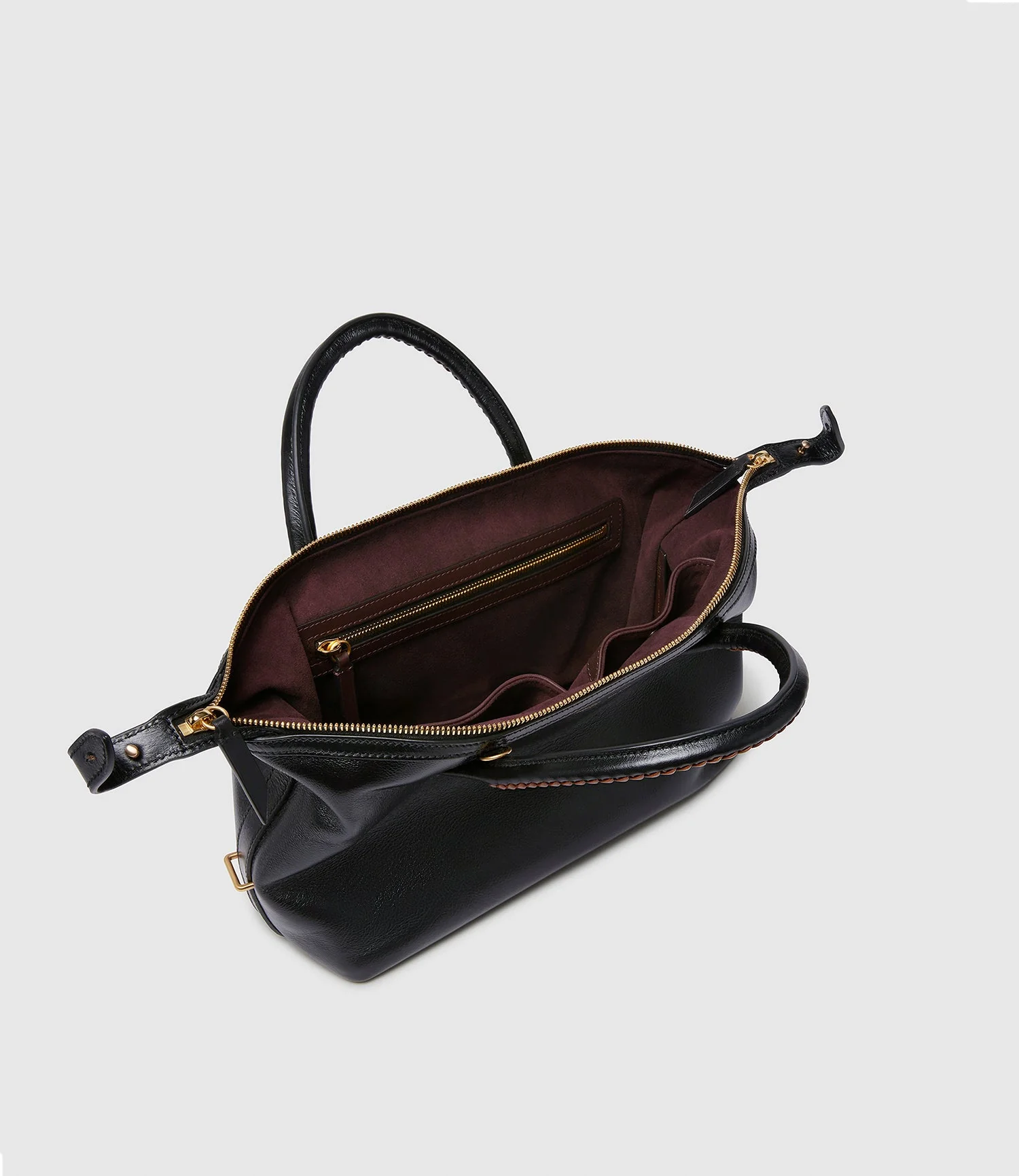 Metier - Vérité City Small Elvis Black with Cognac - Image 3