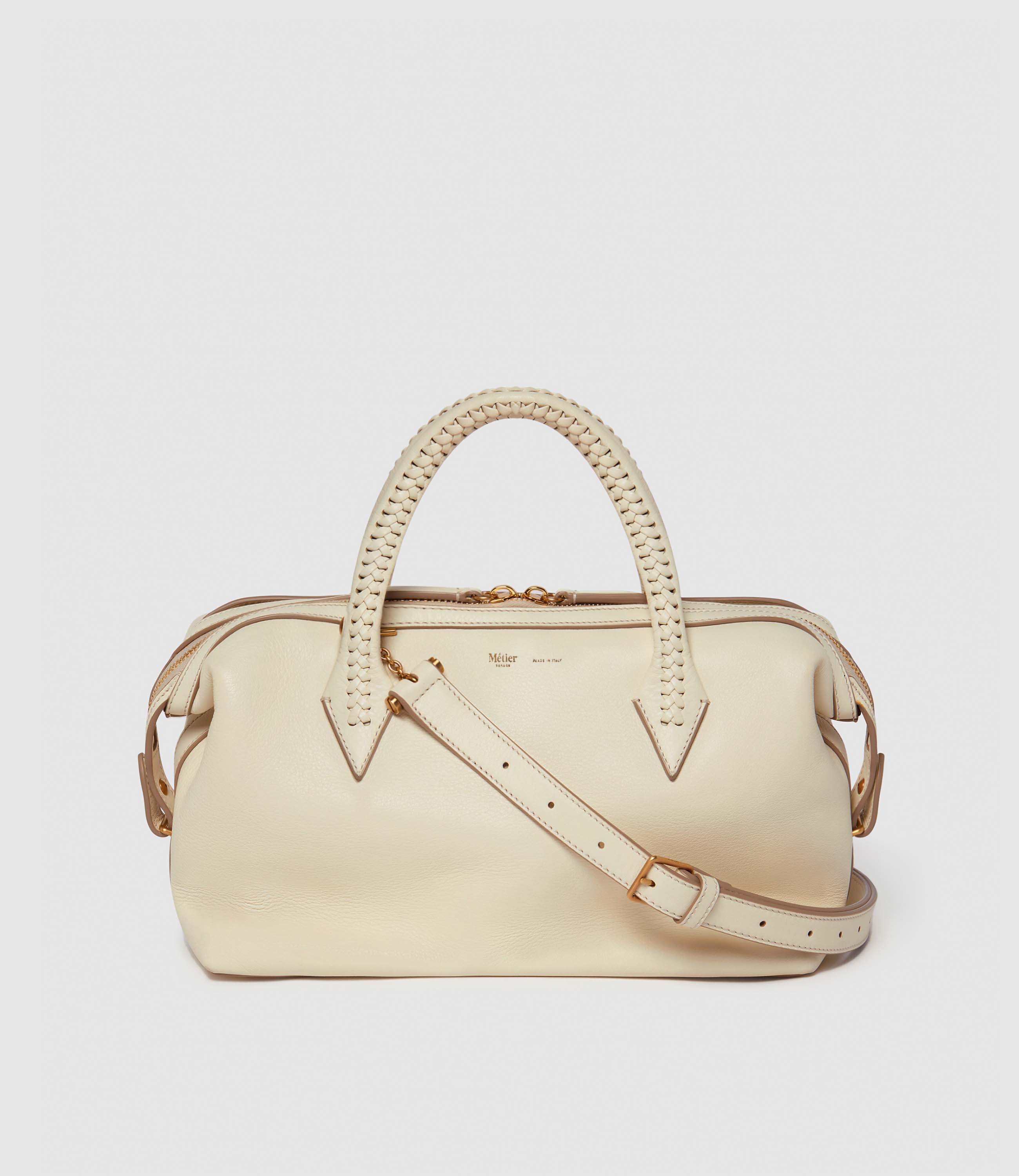 Metier - Vérité City Small Smooth Calfskin White Sand