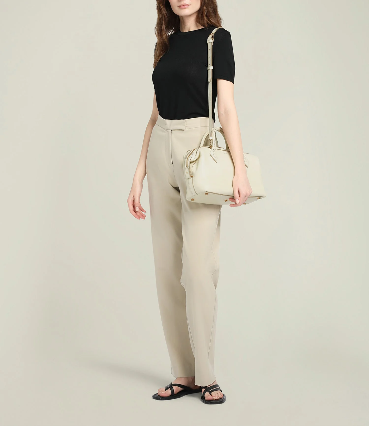 Metier - Vérité City Small Smooth Calfskin White Sand - Image 4
