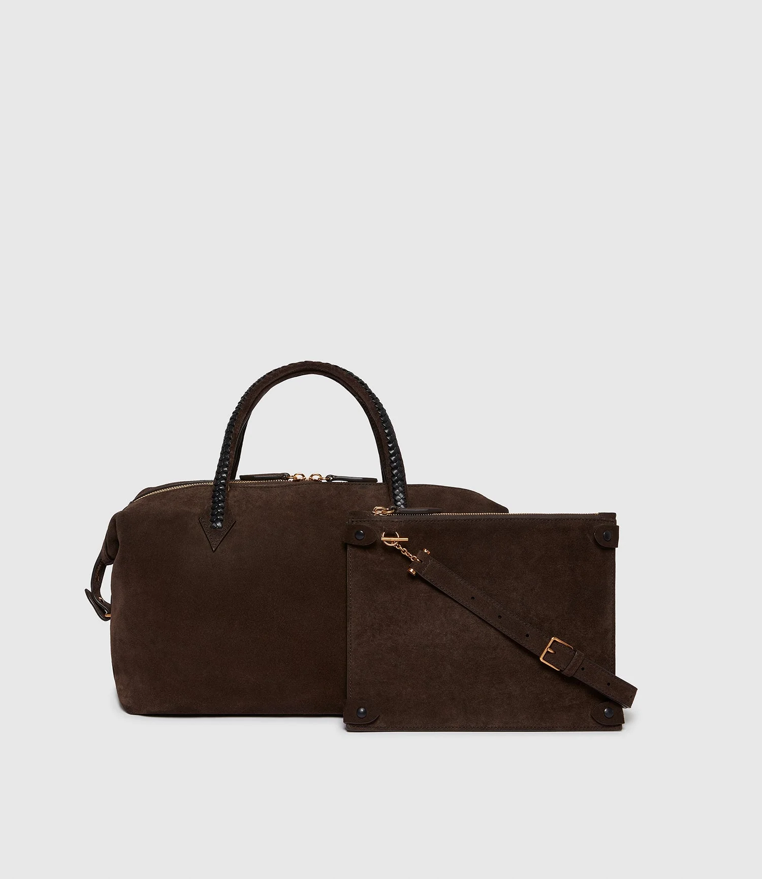 Metier - Vérité City Suede Chocolate and Elvis Black - Image 2