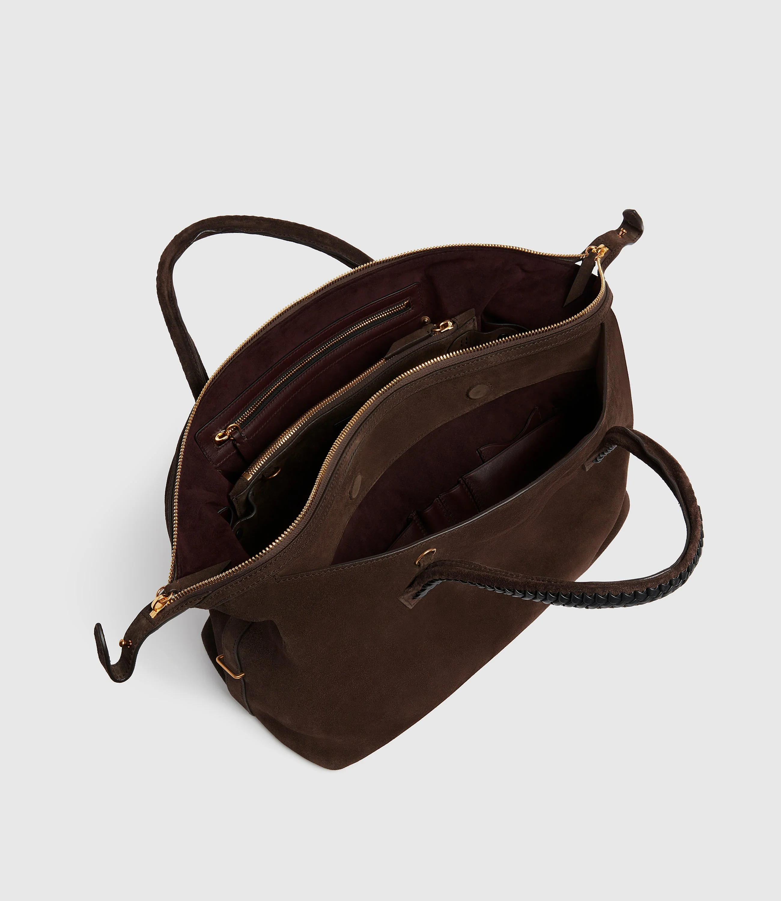 Metier - Vérité City Suede Chocolate and Elvis Black - Image 3