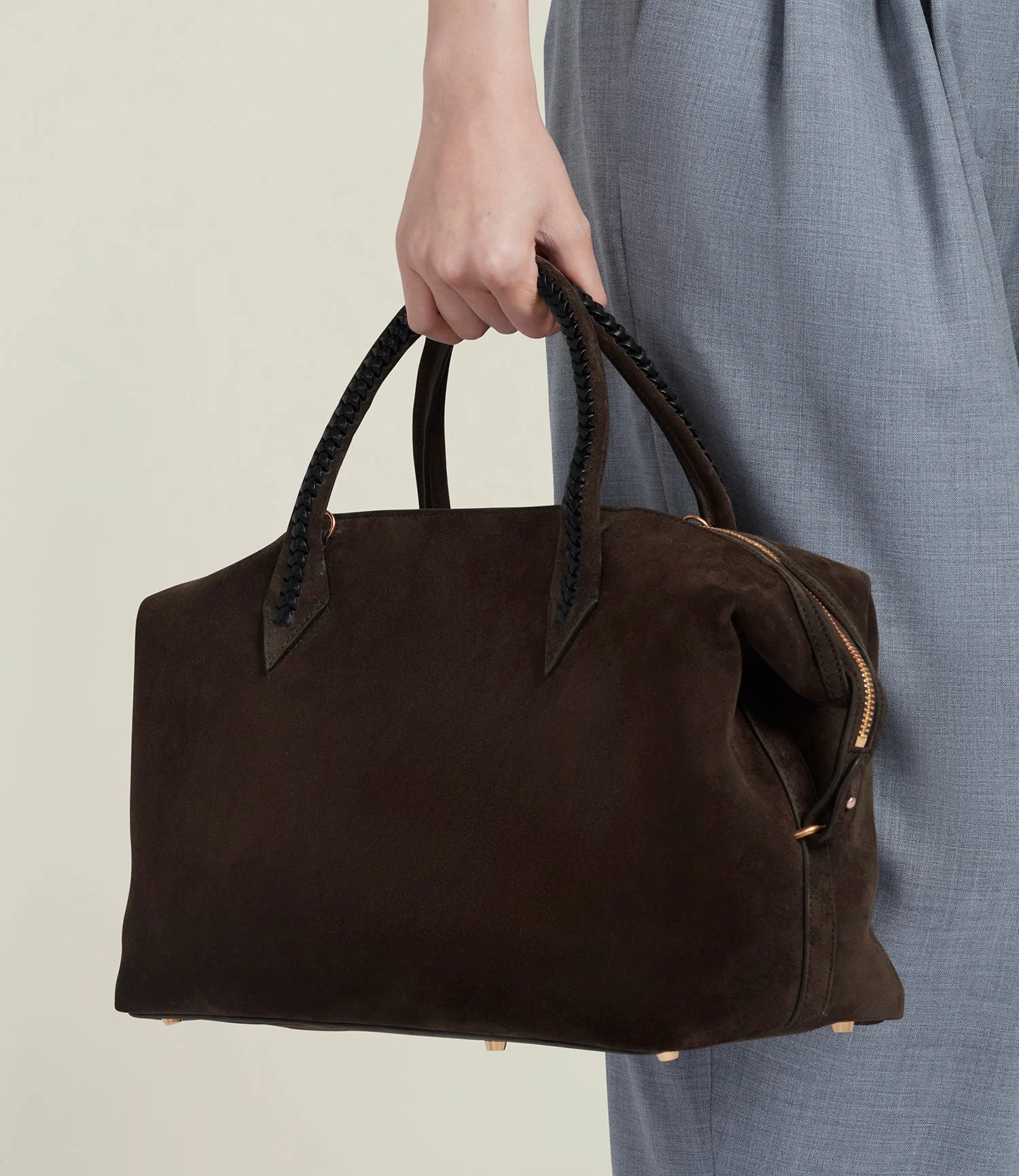 Metier - Vérité City Suede Chocolate and Elvis Black - Image 5