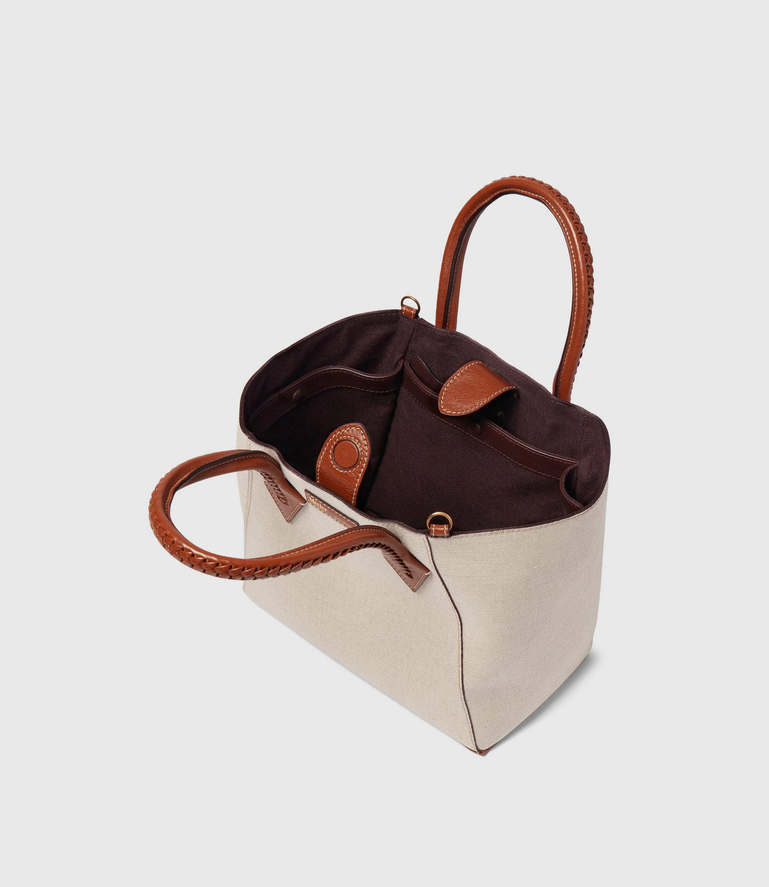 Metier - Vérité Medium Natural Linen with Cognac - Image 3