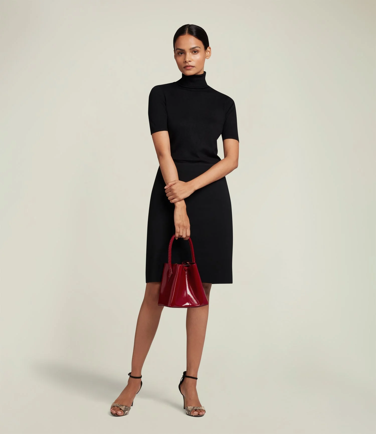 Metier - Vérité Mini Glossy Calfskin Classic Red - Image 4