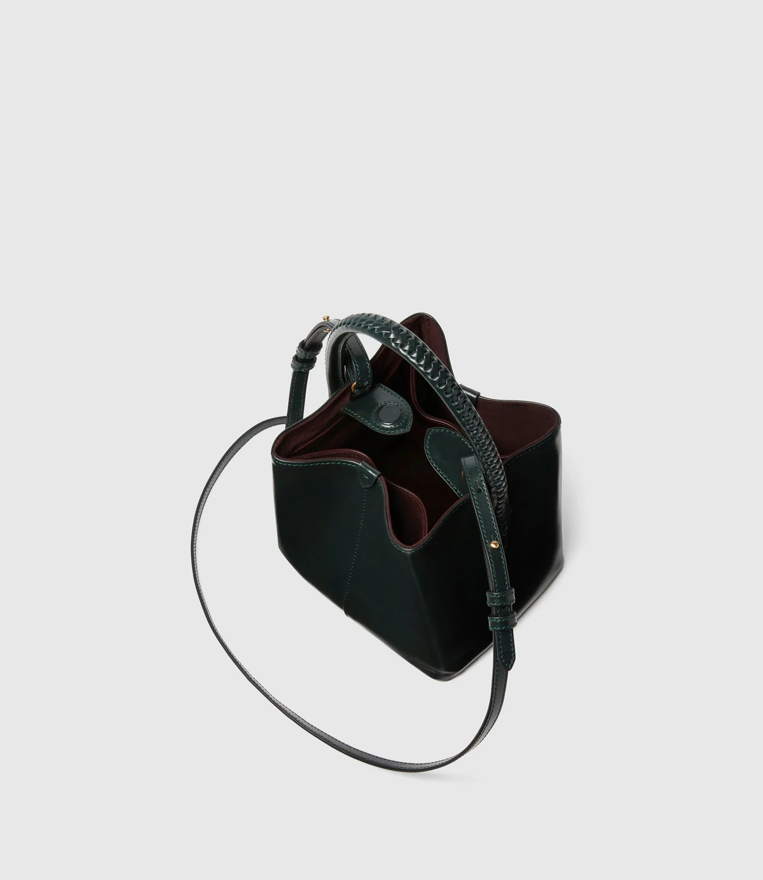 Metier - Vérité Mini Glossy Calfskin Forest Green - Image 3