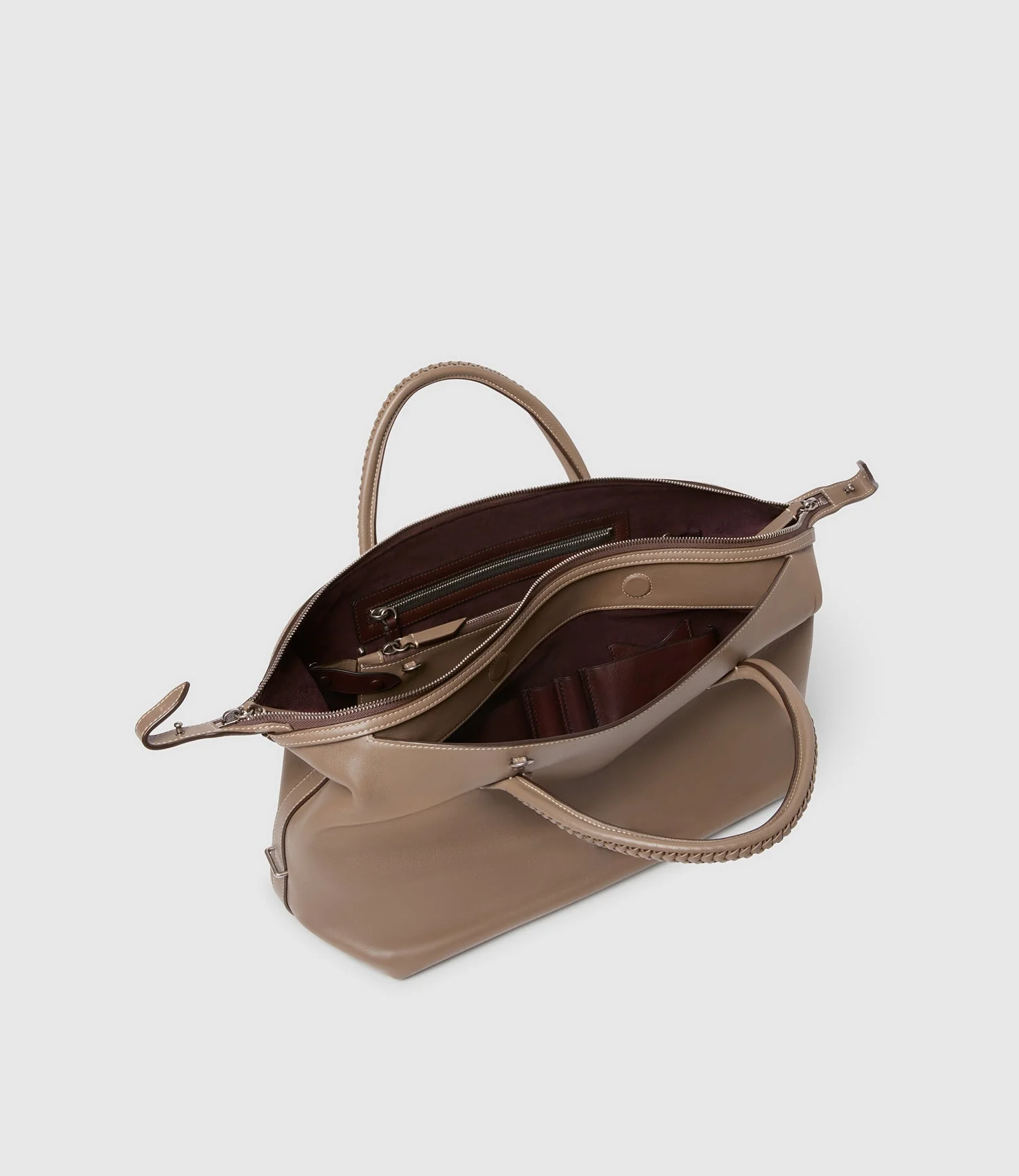 Metier - Vérité City Smooth Calfskin Taupe - Image 4