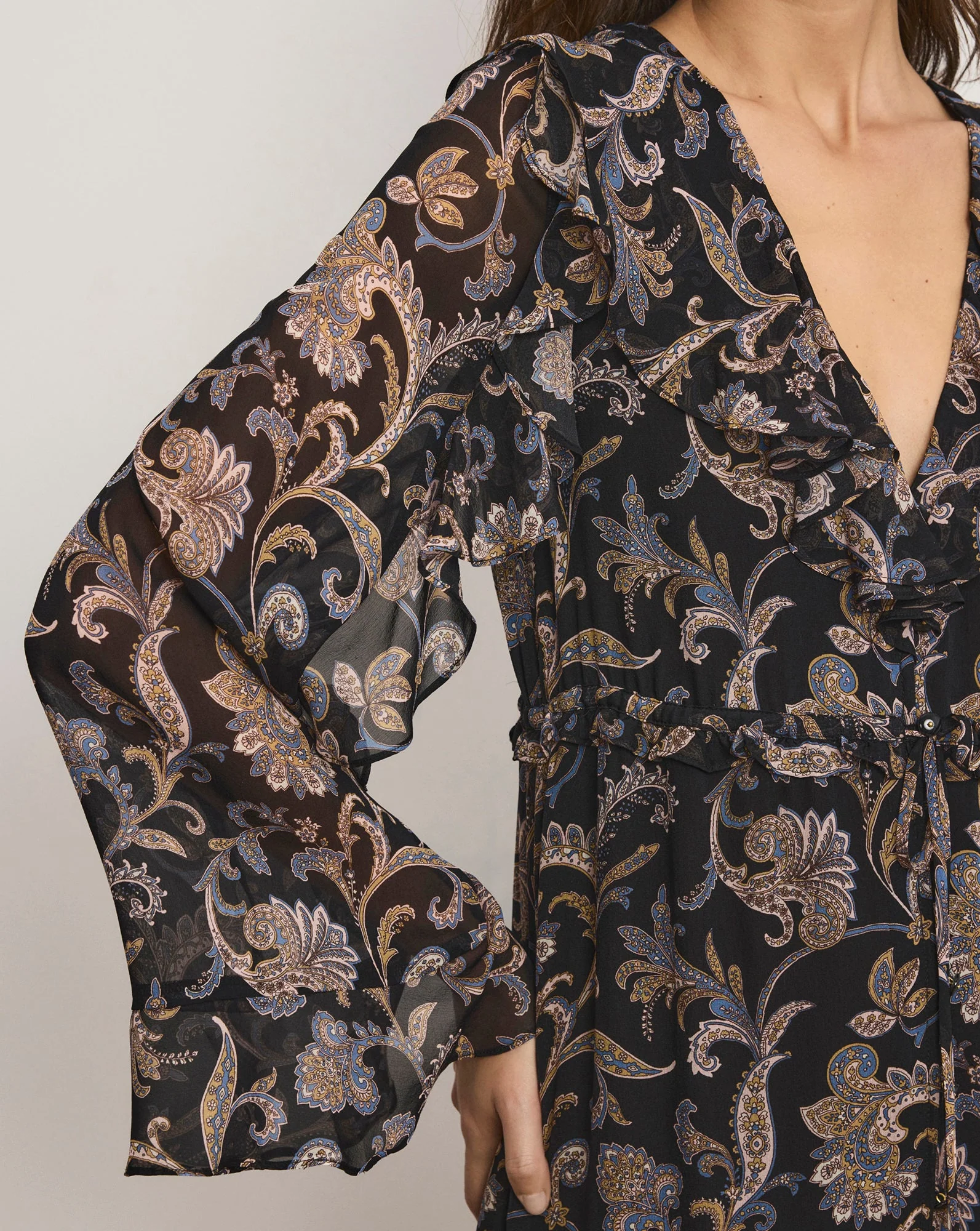 Veronica Beard - Akara Silk Maxi Dress - Image 5