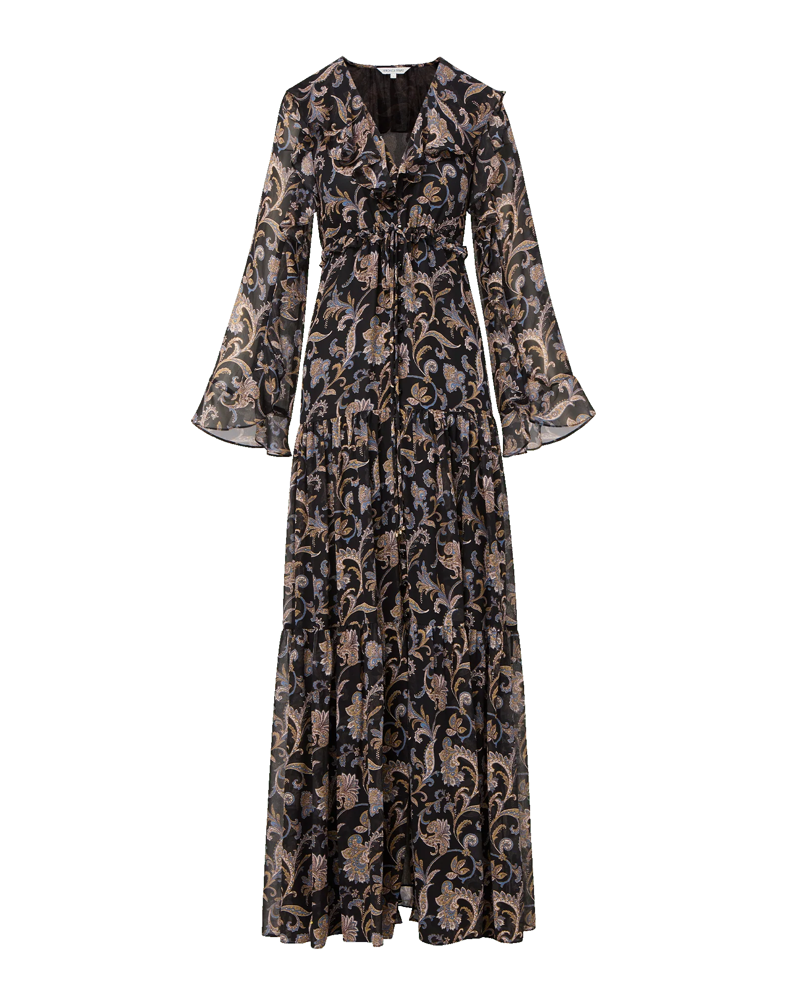Veronica Beard - Akara Silk Maxi Dress - Image 6