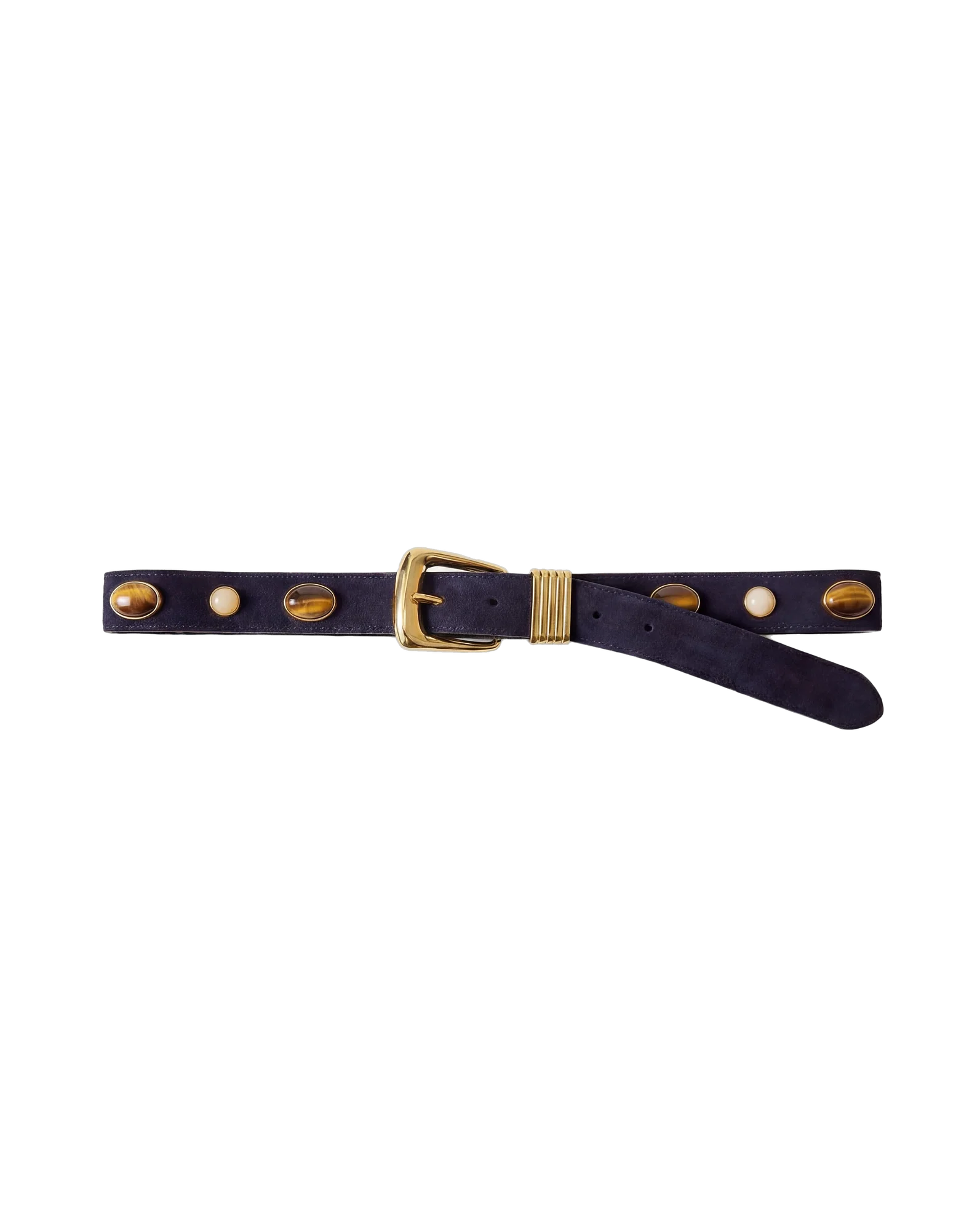 Veronica Beard - Arch Embellished Suede Belt - Image 4