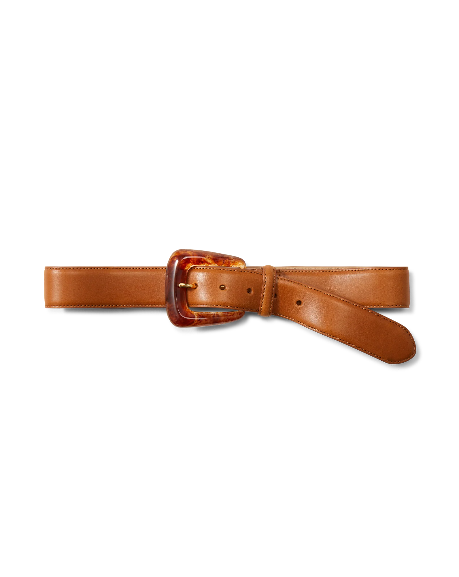 Veronica Beard - Arch Resin - Buckle Leather Belt - Image 4