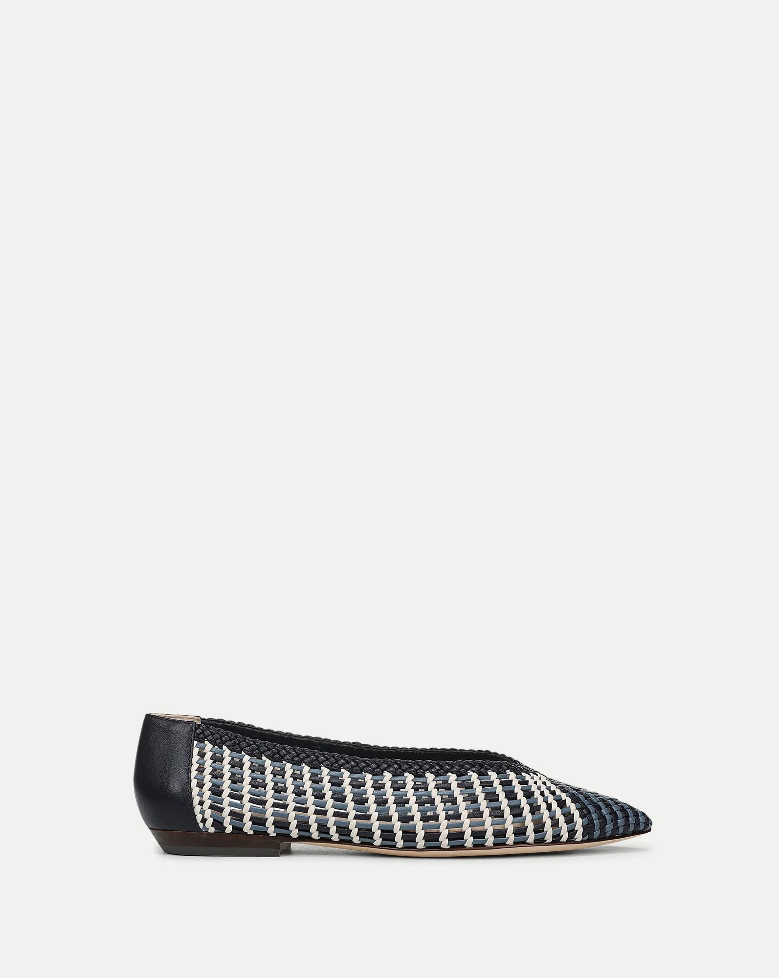 Veronica Beard - Bancroft Woven Leather Flat