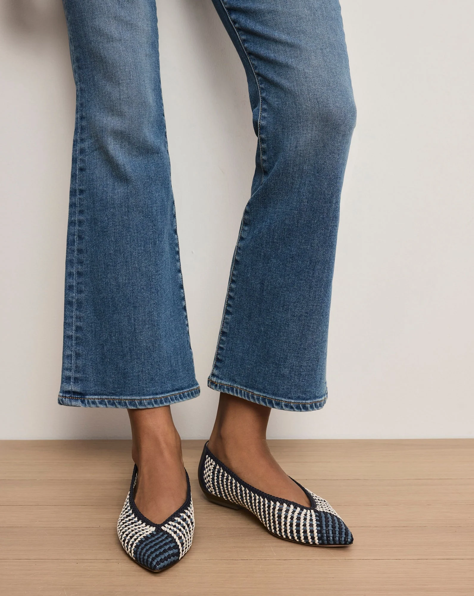 Veronica Beard - Bancroft Woven Leather Flat - Image 2