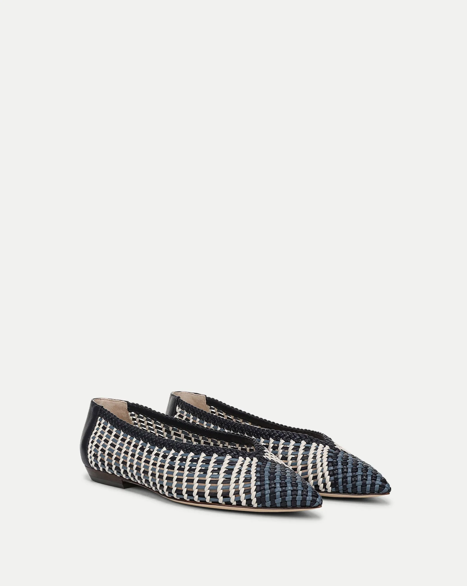 Veronica Beard - Bancroft Woven Leather Flat - Image 3