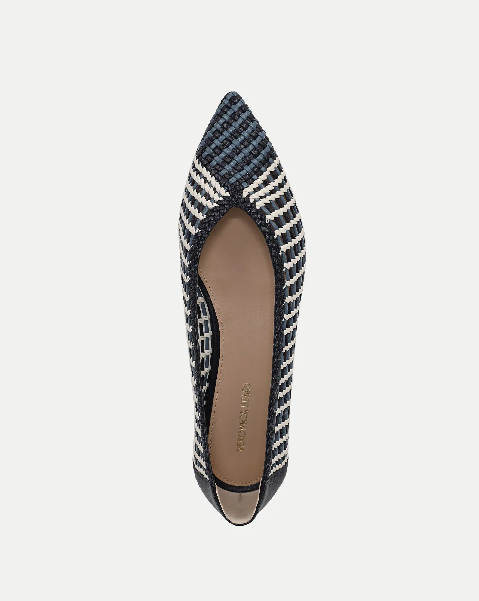 Veronica Beard - Bancroft Woven Leather Flat - Image 4