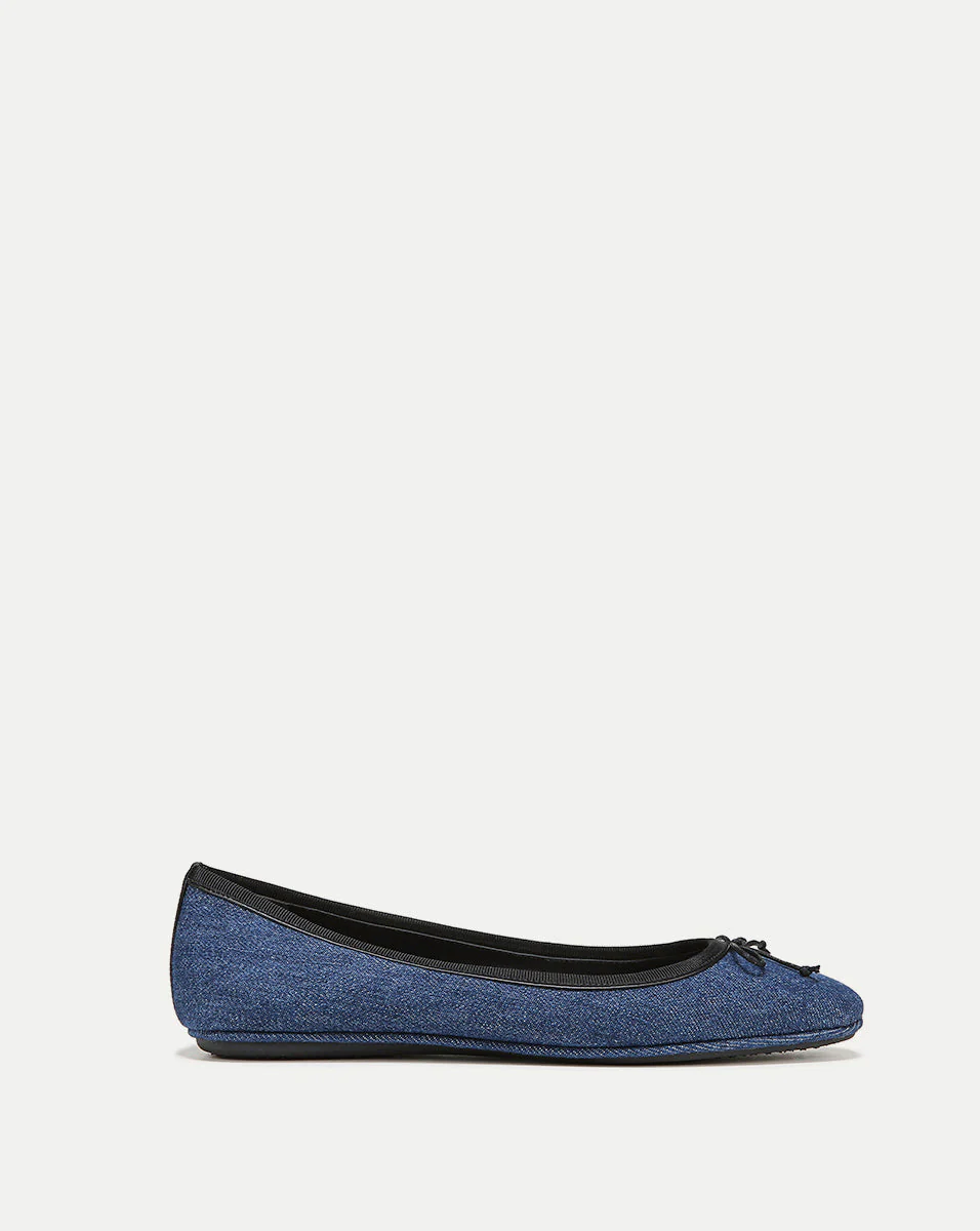 Veronica Beard - Beatrix Denim Ballet Flat