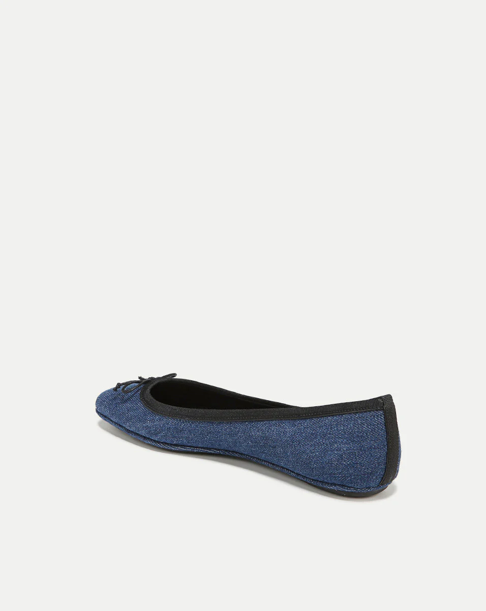 Veronica Beard - Beatrix Denim Ballet Flat - Image 8