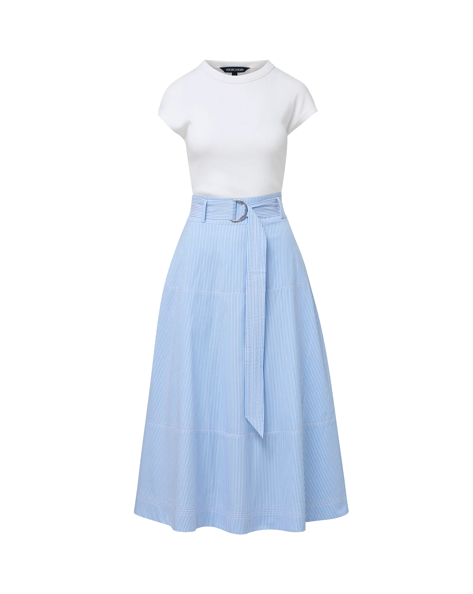 Veronica Beard - Belmar Mixed - Media Midi Dress - Image 6