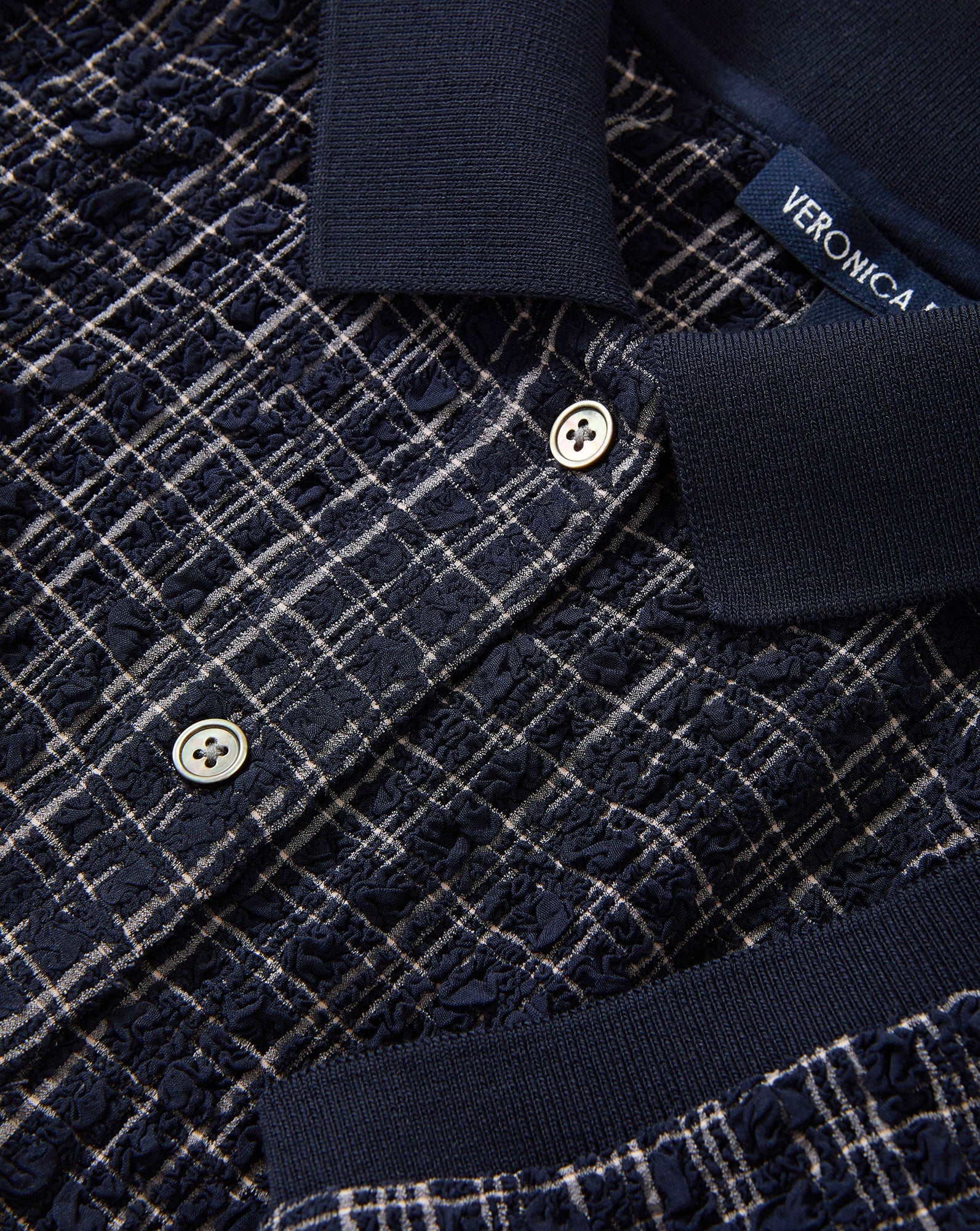 Veronica Beard - Benedetta Plaid Polo Shirt - Image 3