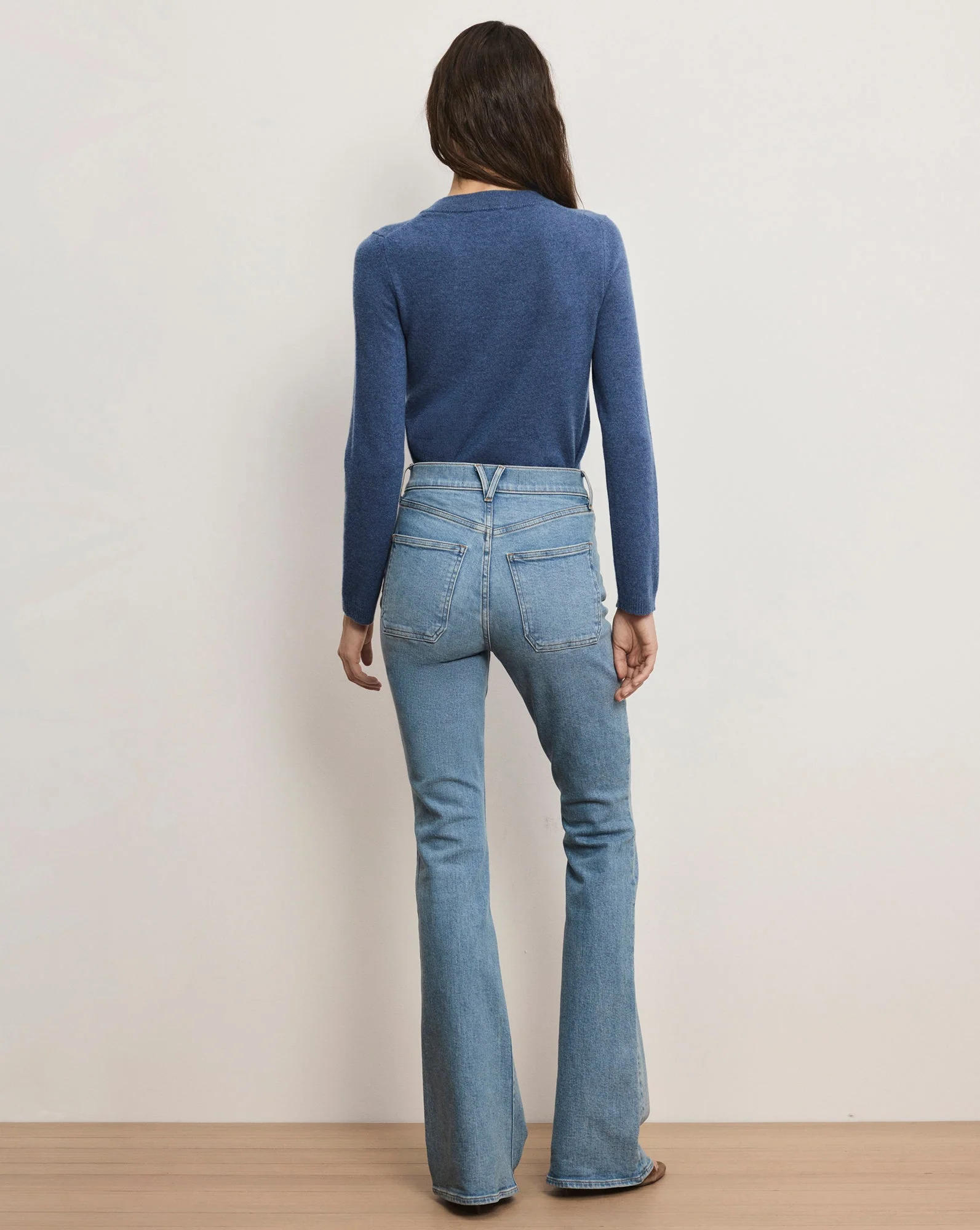 Veronica Beard - Beverly Patch - Pocket Skinny - Flare Jean - Image 5