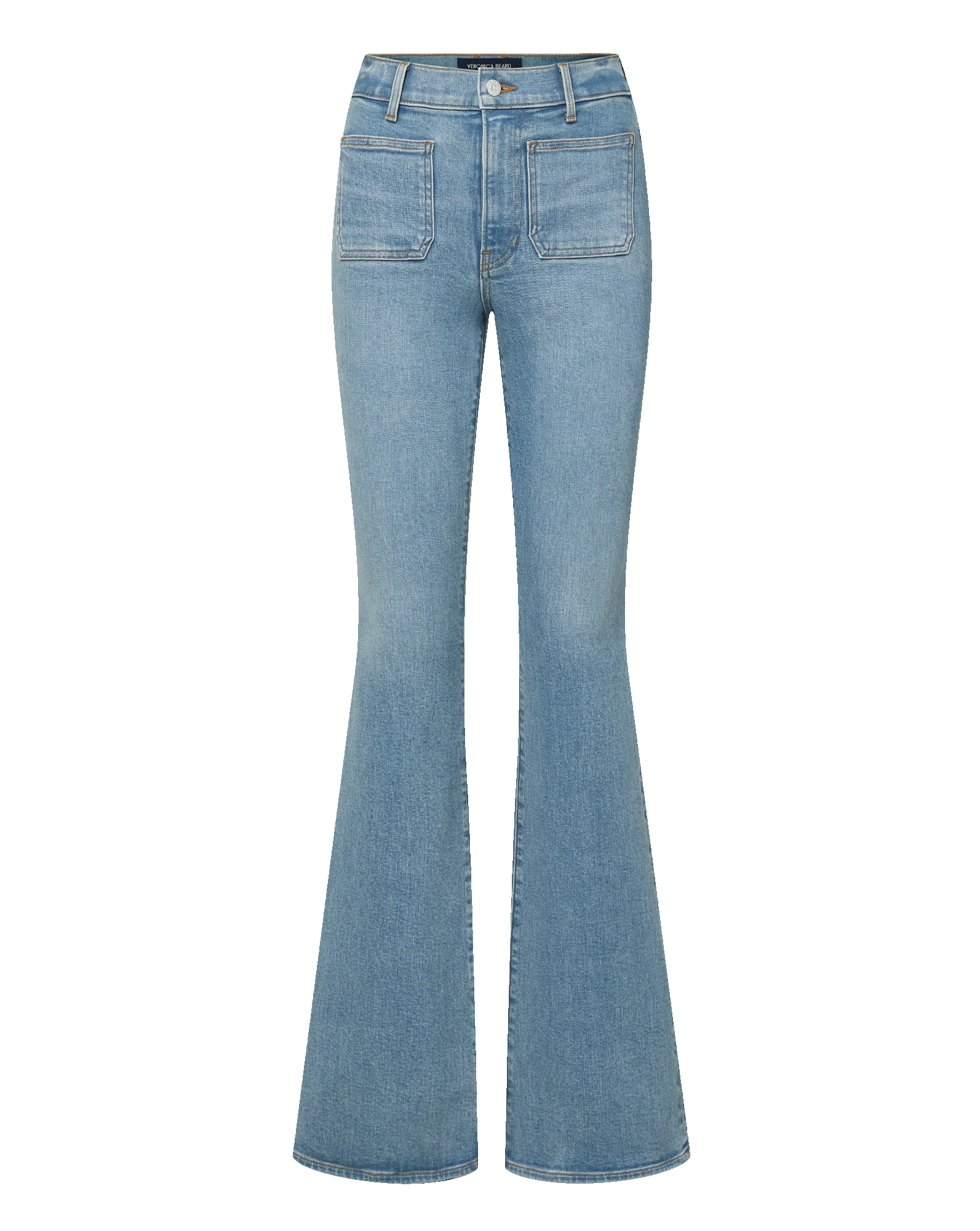 Veronica Beard - Beverly Patch - Pocket Skinny - Flare Jean - Image 6