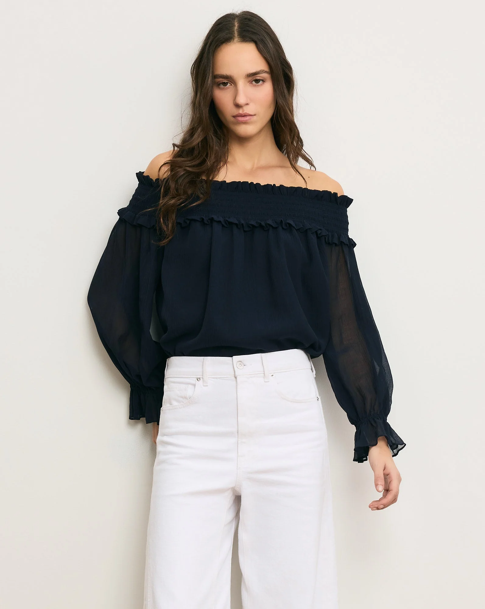 Veronica Beard - Callum Off - the - Shoulder Top