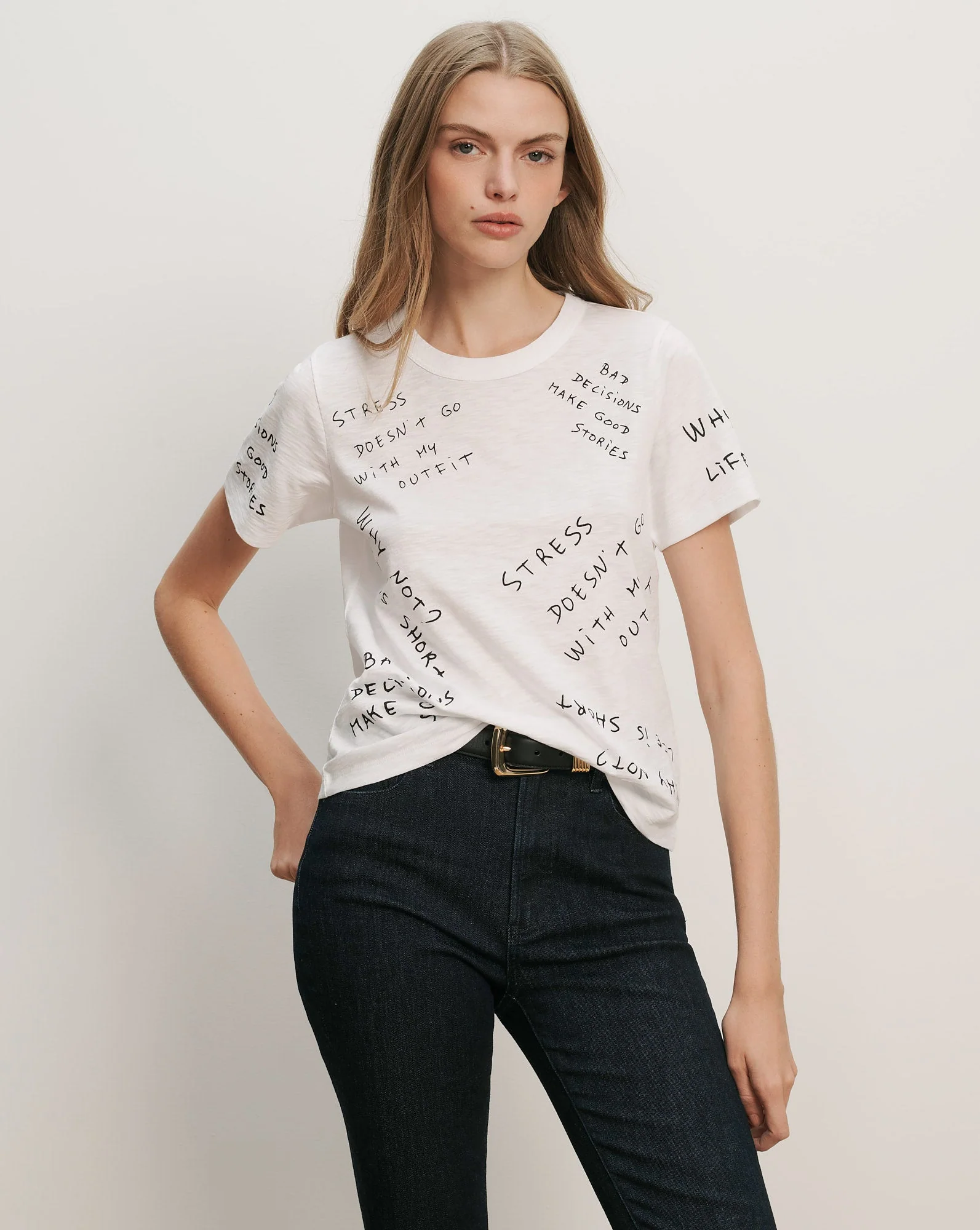 Veronica Beard - Carla Printed Crewneck T - Shirt