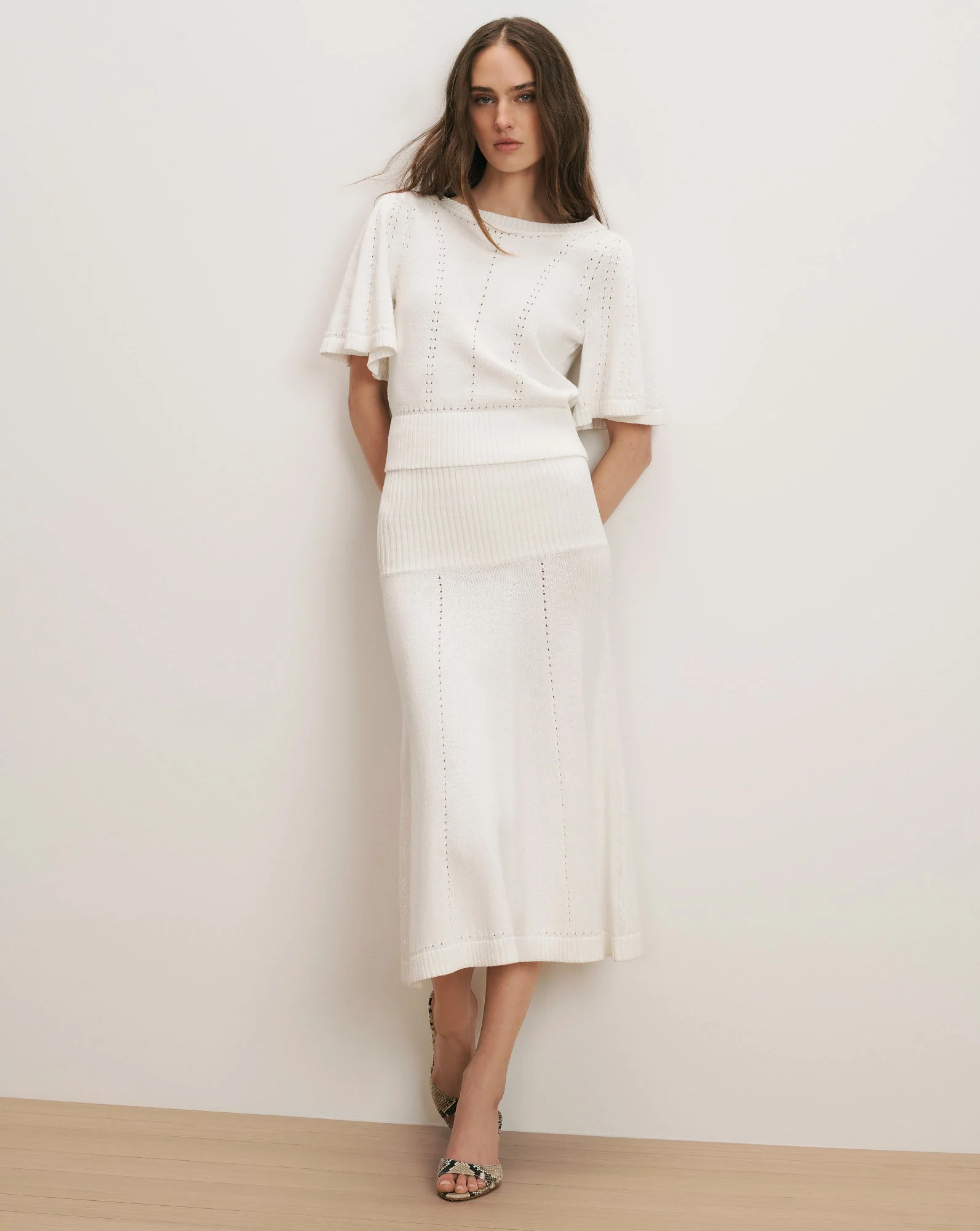 Veronica Beard - Cazian Knit Midi Skirt