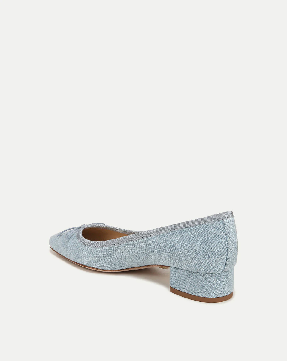 Veronica Beard - Cecile Denim Ballet Pump - Image 4
