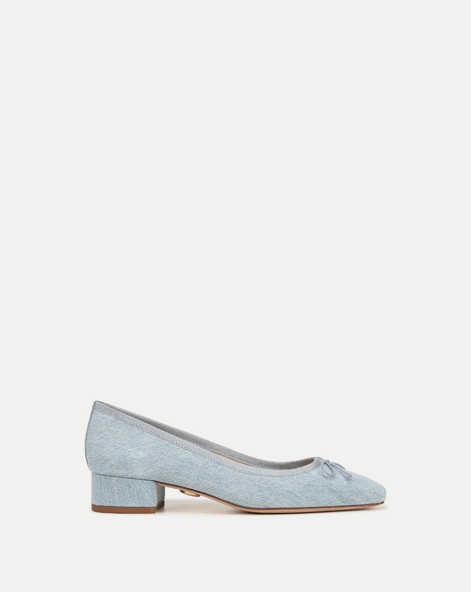 Veronica Beard - Cecile Denim Ballet Pump - Image 5