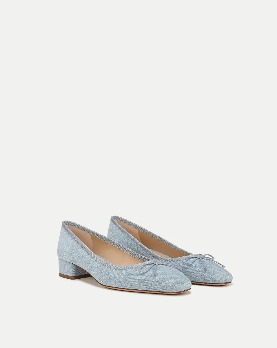 Veronica Beard - Cecile Denim Ballet Pump - Image 6