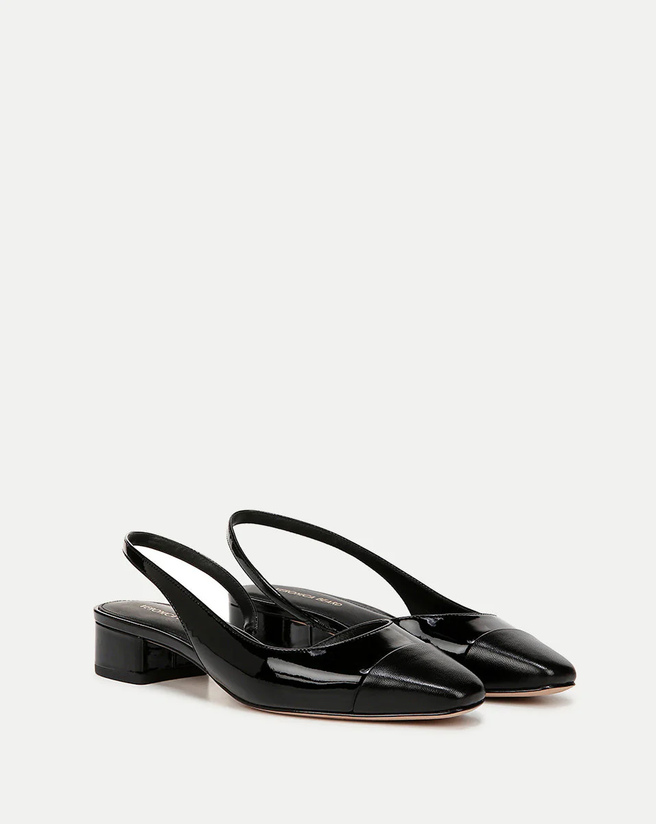Veronica Beard - Cecile Leather Cap - Toe Slingback - Image 2